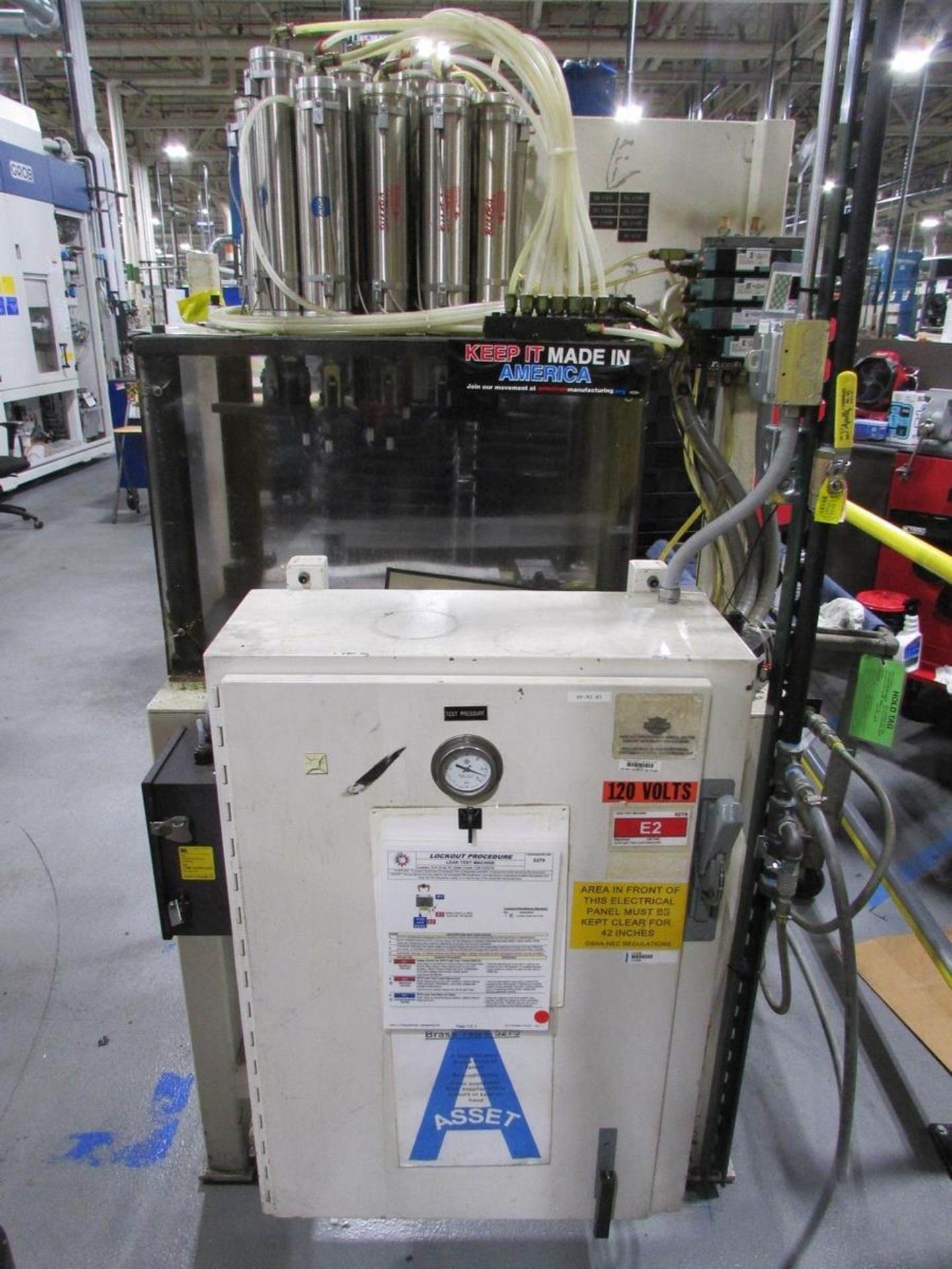 Phase One Instruments Single Station Gear Cover Part Leak Test System - Image 10 of 13