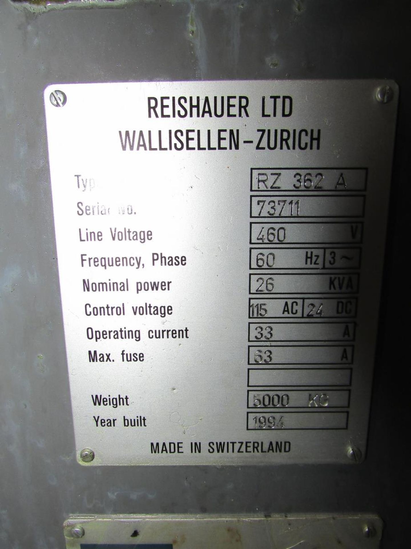 Reishauer RZ 362A CNC Gear Grinding Machine - Image 29 of 36