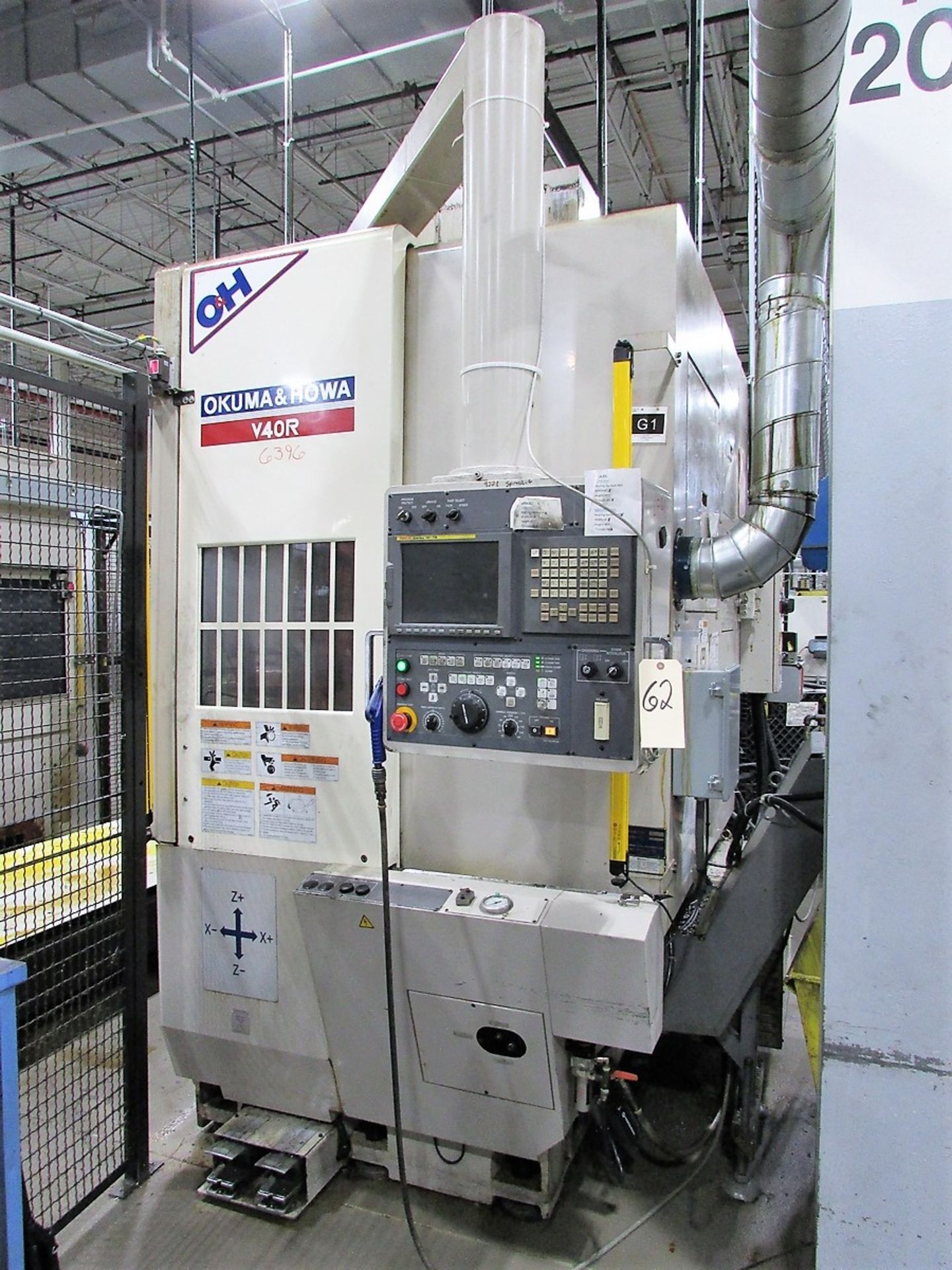 Okuma & Howa V40R CNC Vertical Turning Center
