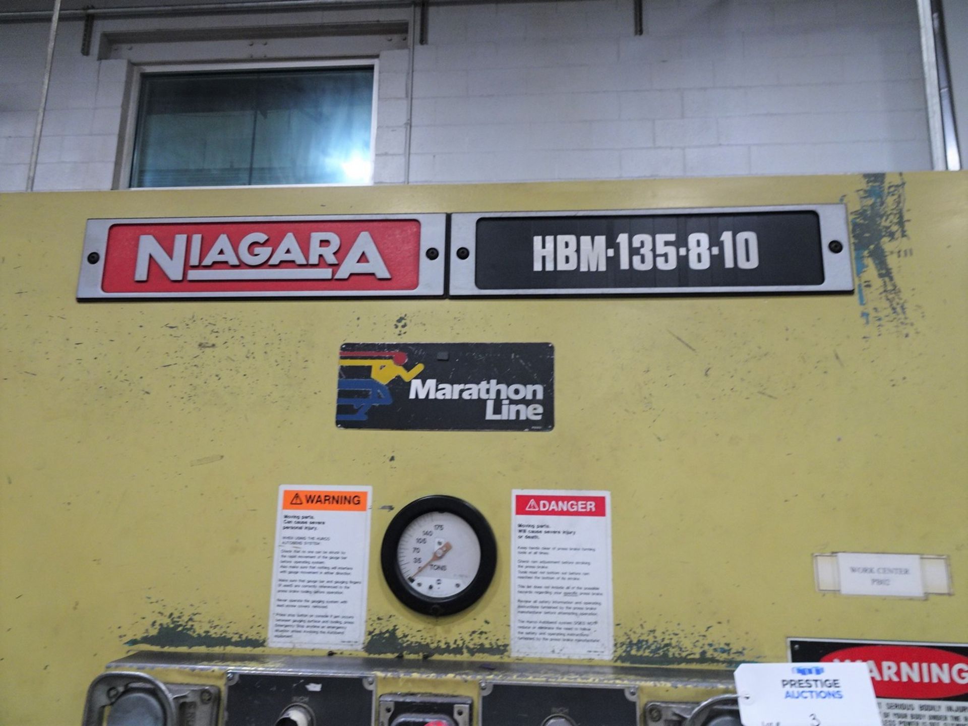 Niagara HBM-135-8-10 CNC Hydraulic Press Brake - Image 3 of 7