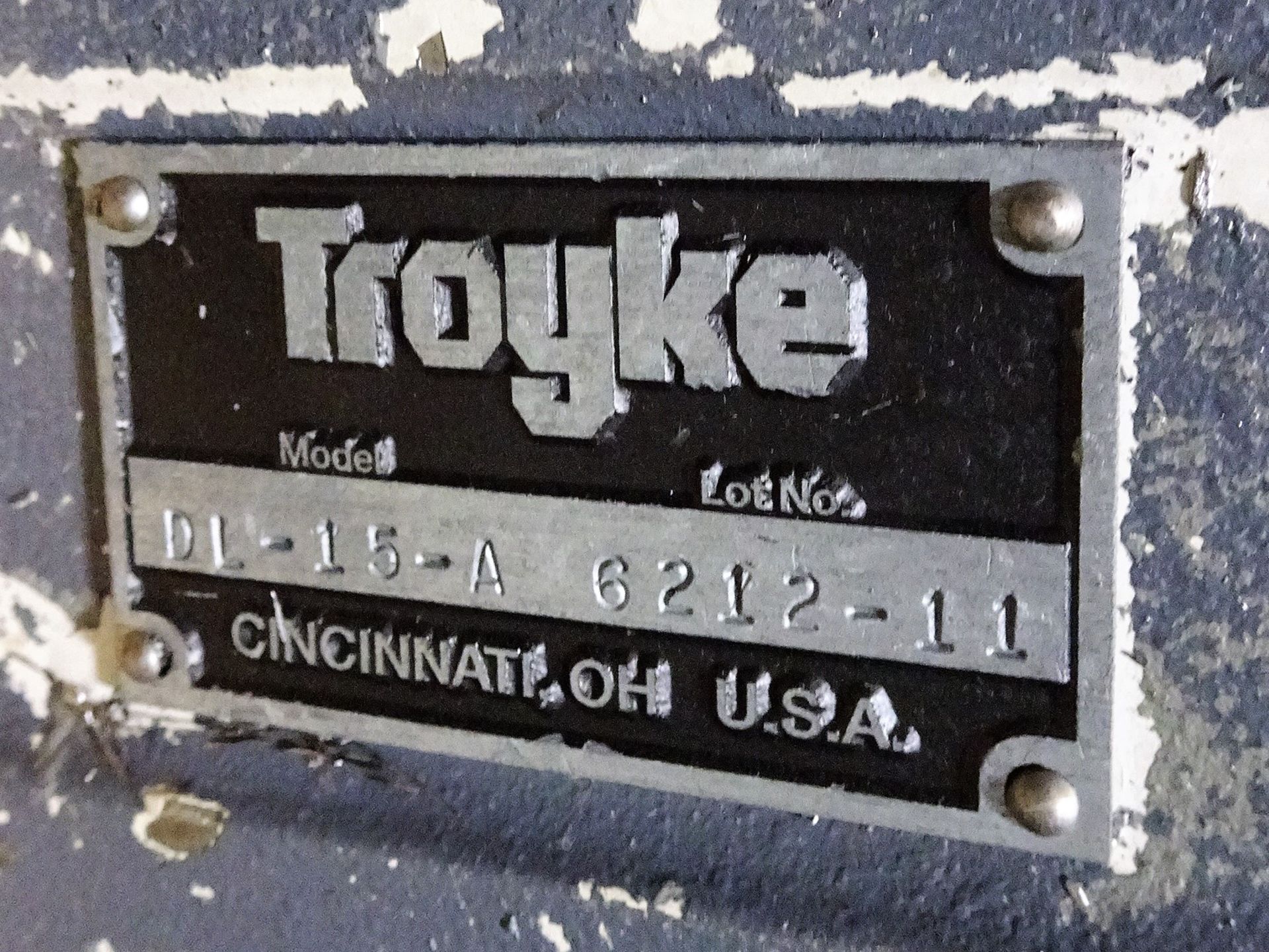 Troyke DL-15-A Rotary Table - Image 2 of 2