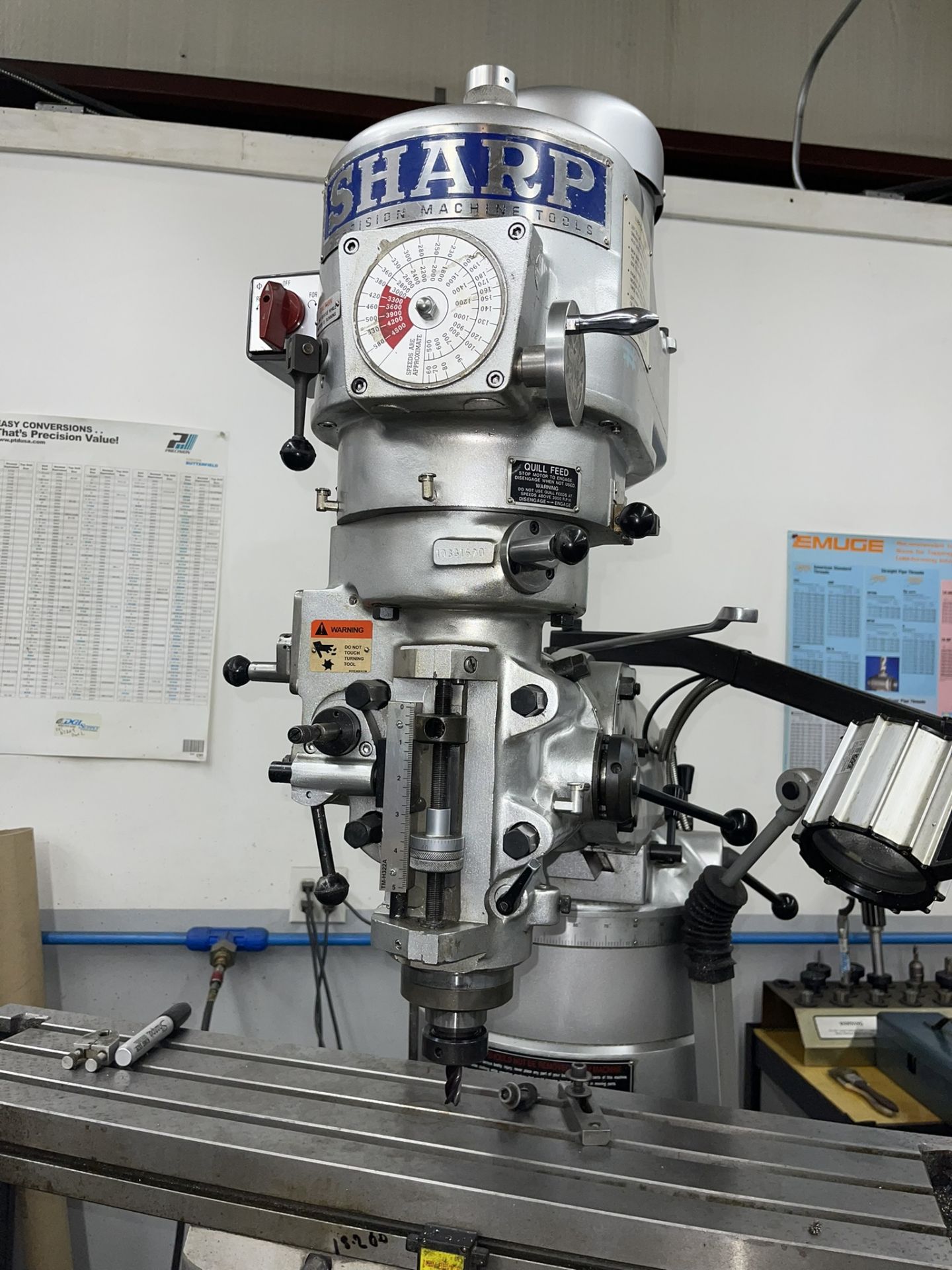 Sharp LMV-42 Vertical Mill, New 2012 - Image 5 of 11