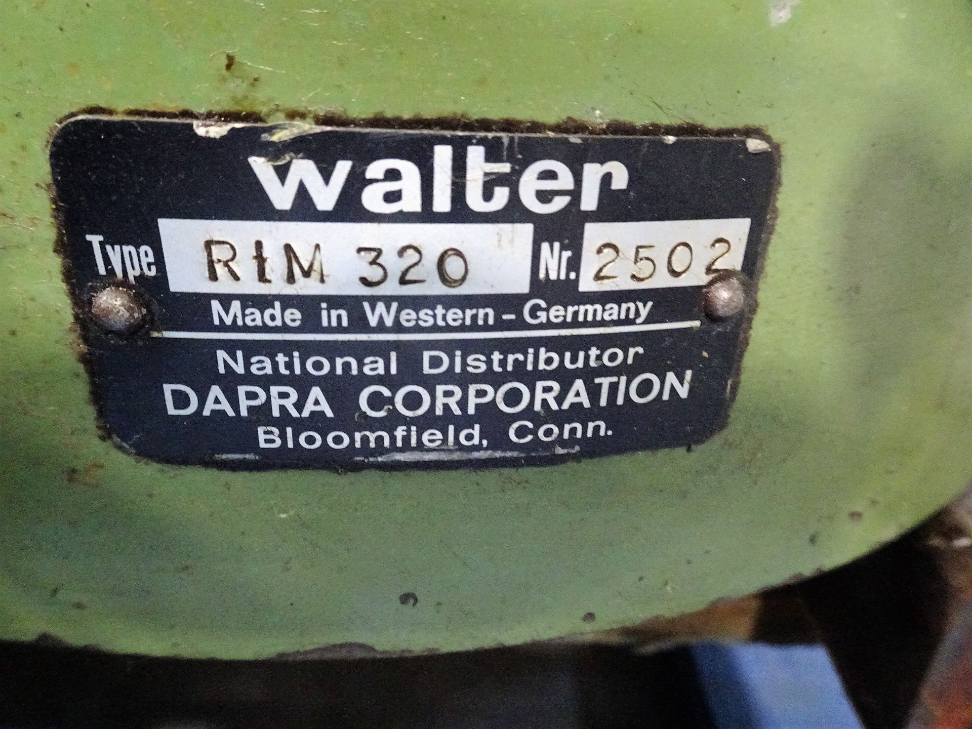 12 1/2" Walter RtM 320 Rotary Table - Image 2 of 2