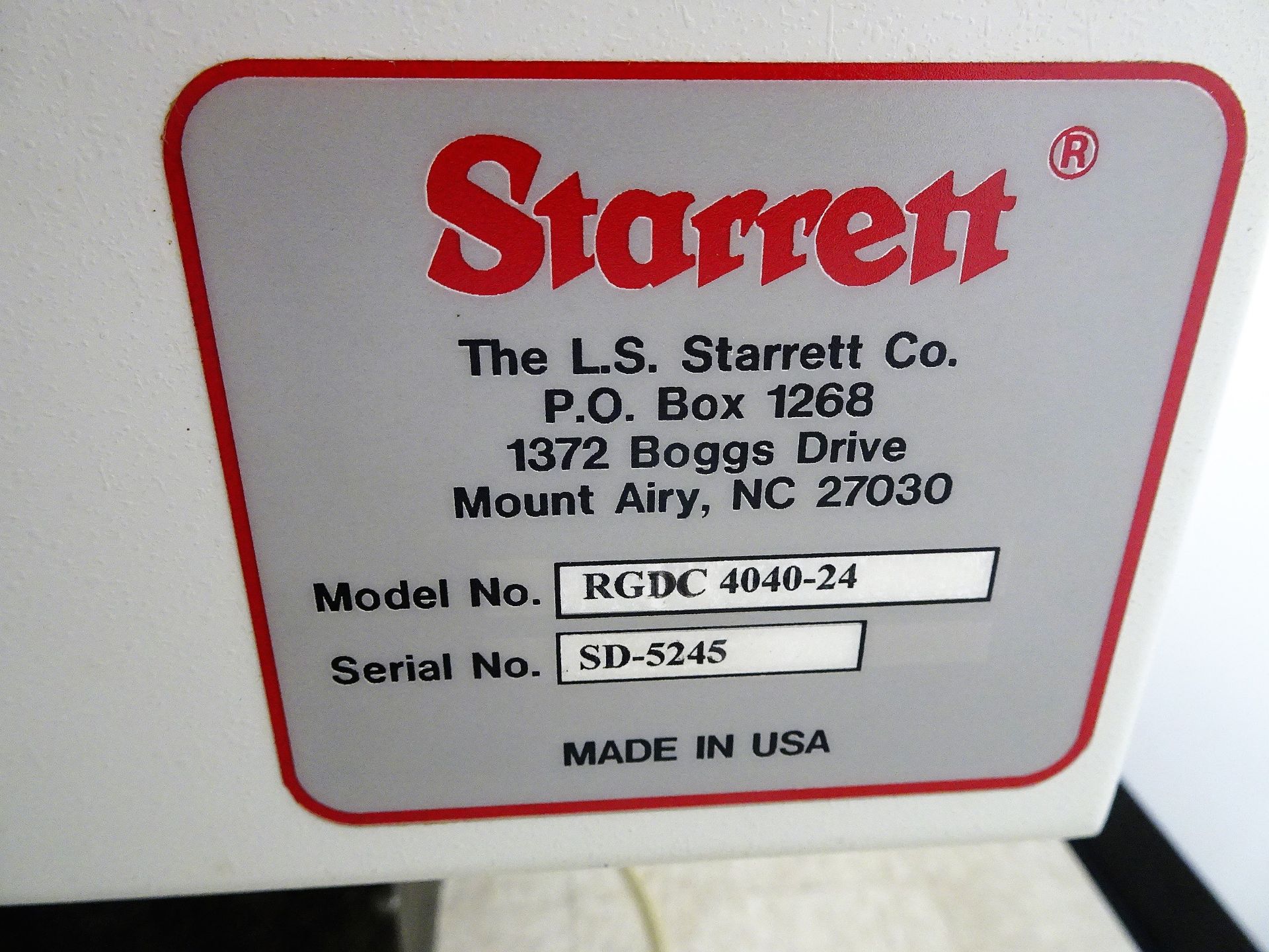 Starrett RGDC 4040-24 Coordinate Measuring Machine - Image 8 of 9