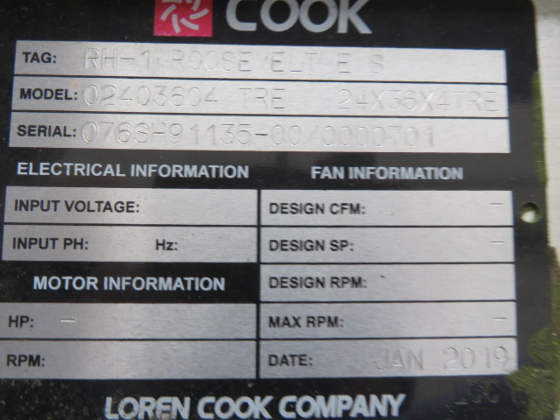 (2) LOREN COOK 02404804 TRE GRAVITY VENTILATORS 24 X 48 X 4 TRE - Image 3 of 3