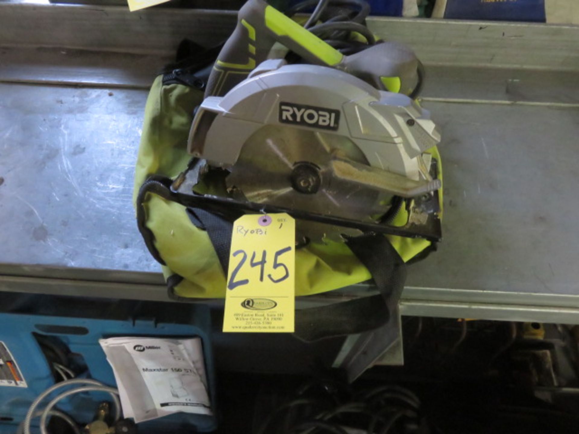 RYOBI CSB143LZ 7-1/4 IN. CIRCULAR SAW WITH CARRY BAG