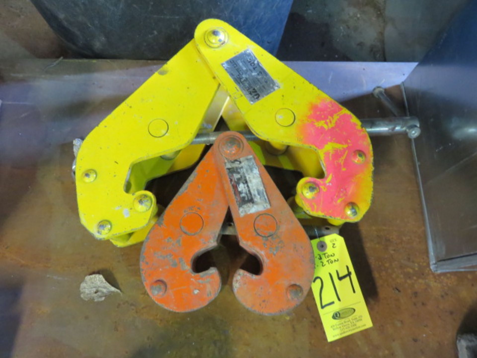 OZ CZ3BC 3-TON AND JET 2-TON LIFTING CLAMPS