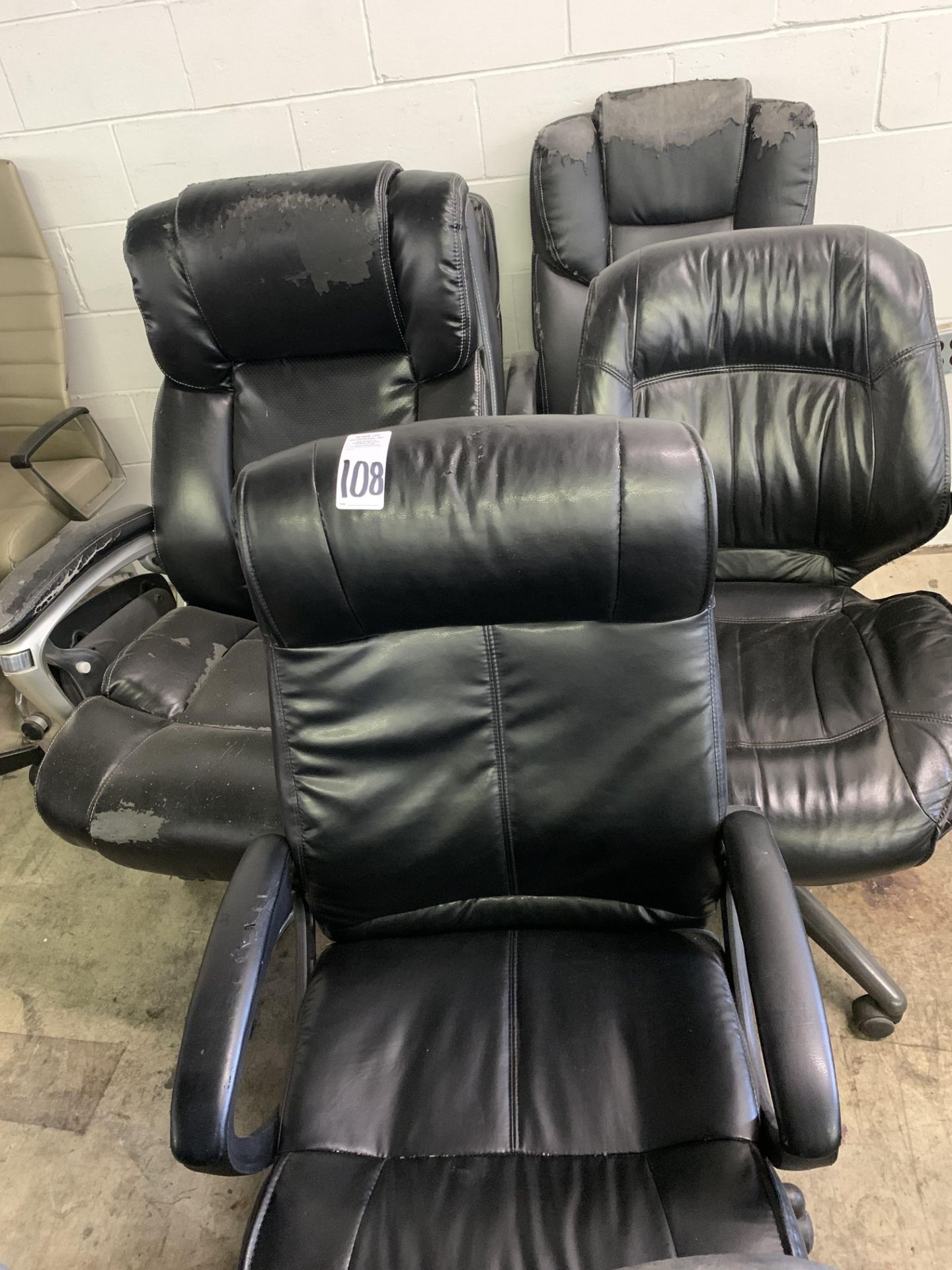 (5) ASSORTED OFFICE CHAIRS