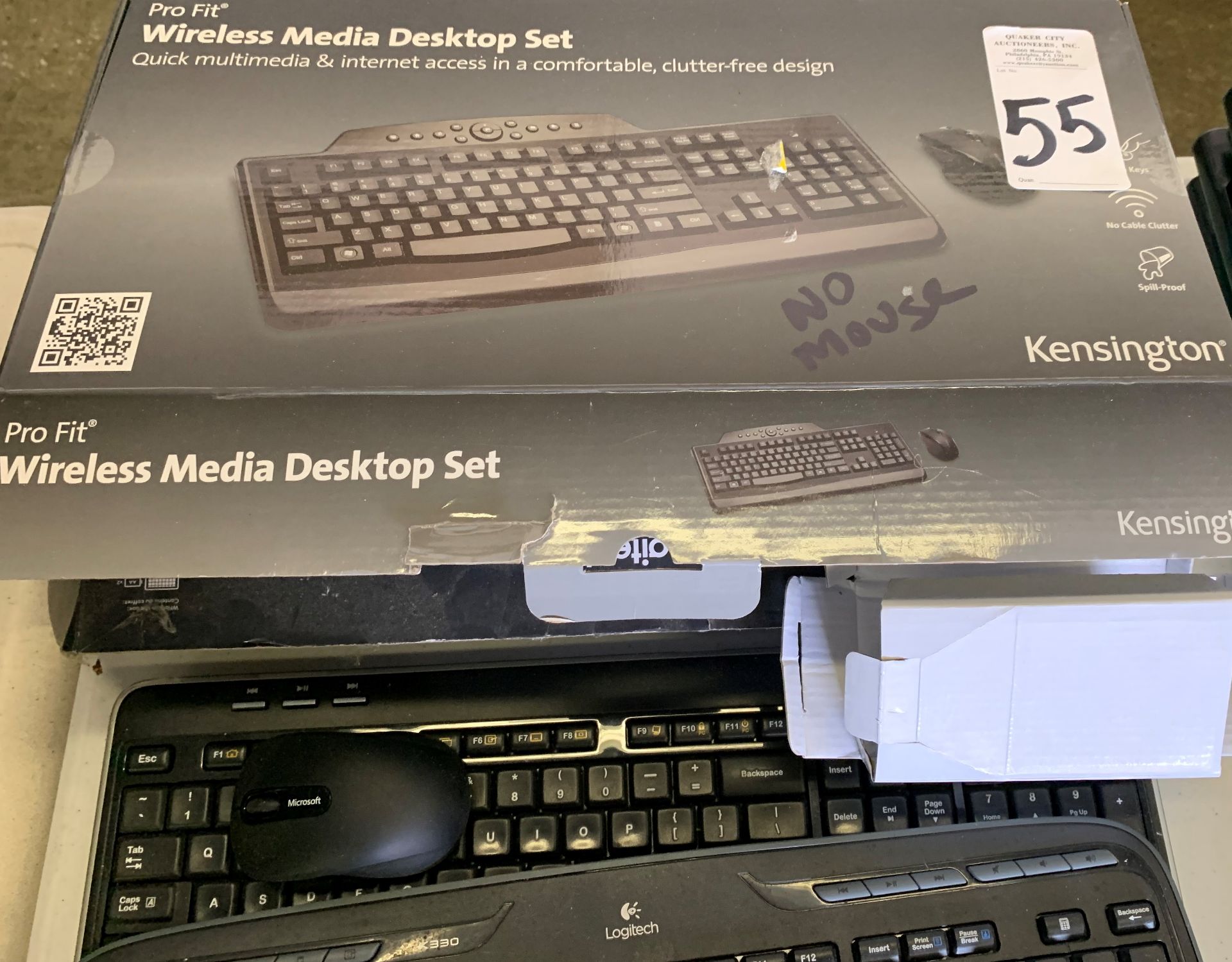 (5) CORDLESS KEYBOARDS (NO WIRELESS CONNECTION)