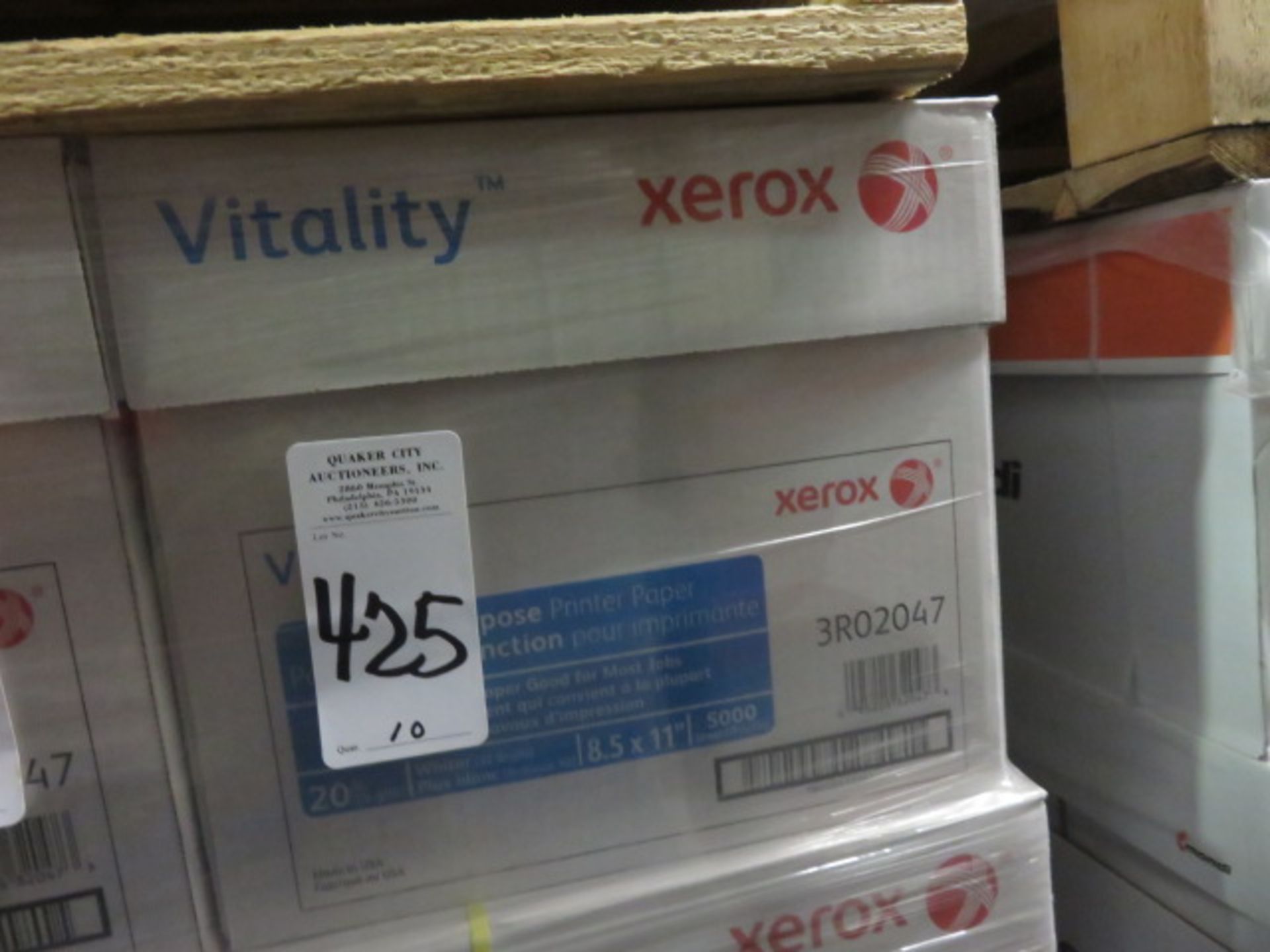 (10) NEW XEROX VITALITY 8.5 IN. X 11 IN. 92 BRIGHT 20 LB. MULTI-PURPOSE MULTI-FUNCTION PAPER - Image 2 of 2