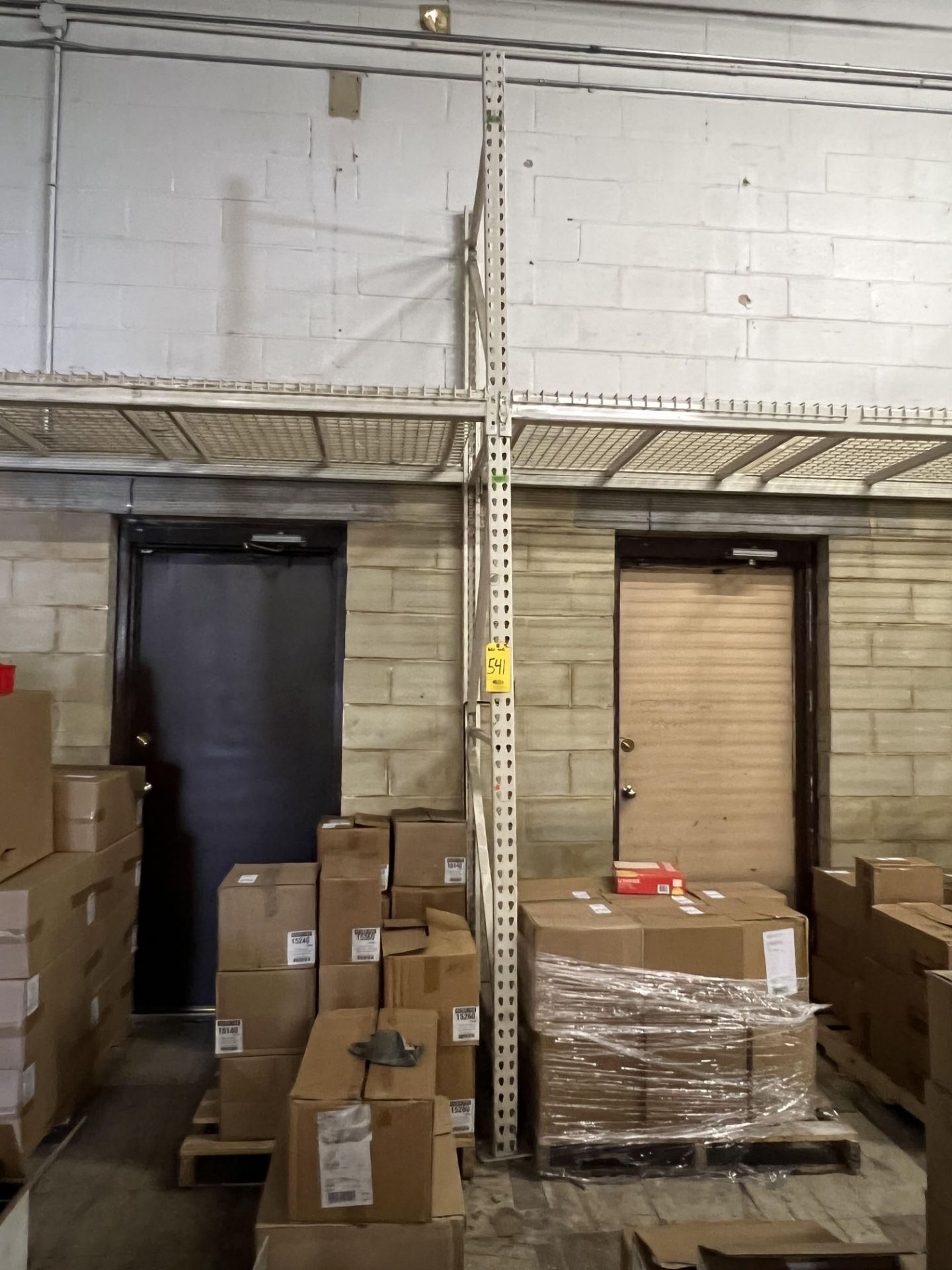 (15 SECTIONS) OF TEAR DROP PALLET RACKING WITH (20) 42 IN. X 144 IN. UPRIGHTS AND (70) 94 IN. BEAMS - Image 2 of 8