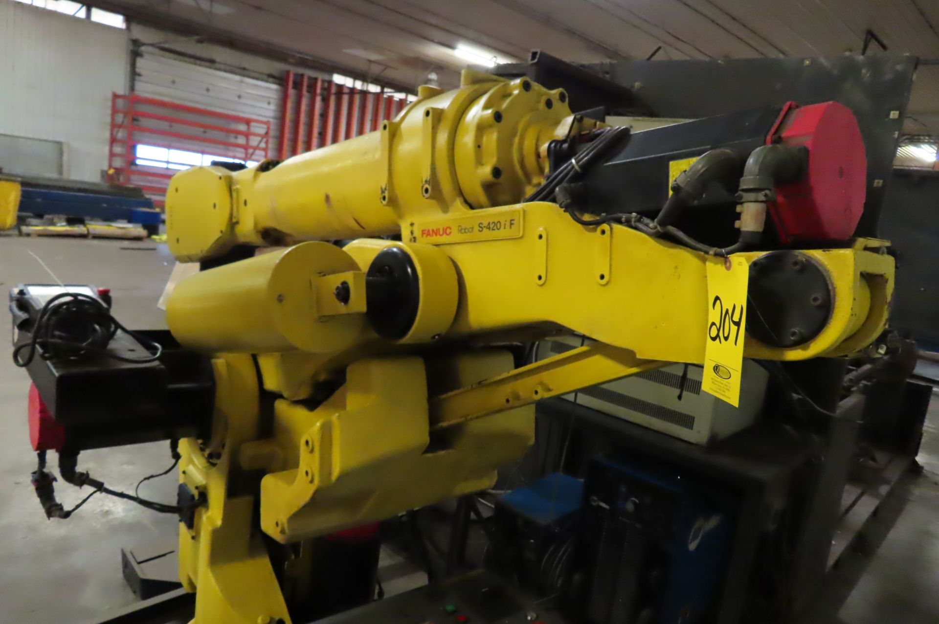 FANUC S-420IF WELDING ROBOT WITH SYSTEM R-J2 CONTROL AND PENDANT - Image 6 of 11