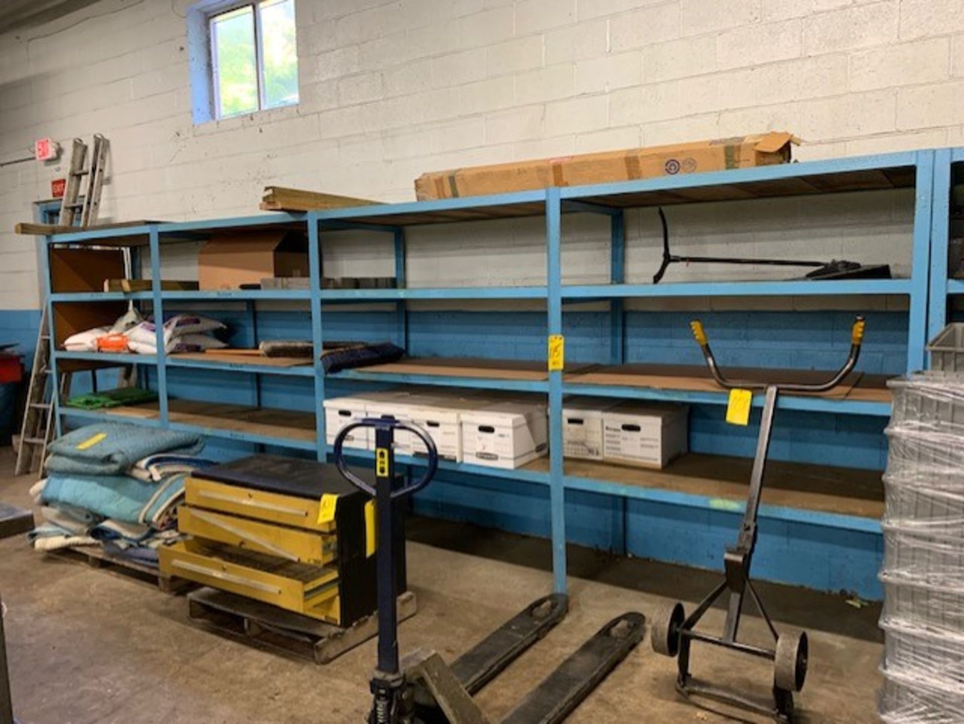 22 FT. ANGLE IRON MULTI-TIERED SHELF (CONTENTS NOT INCLUDED) - Image 2 of 2