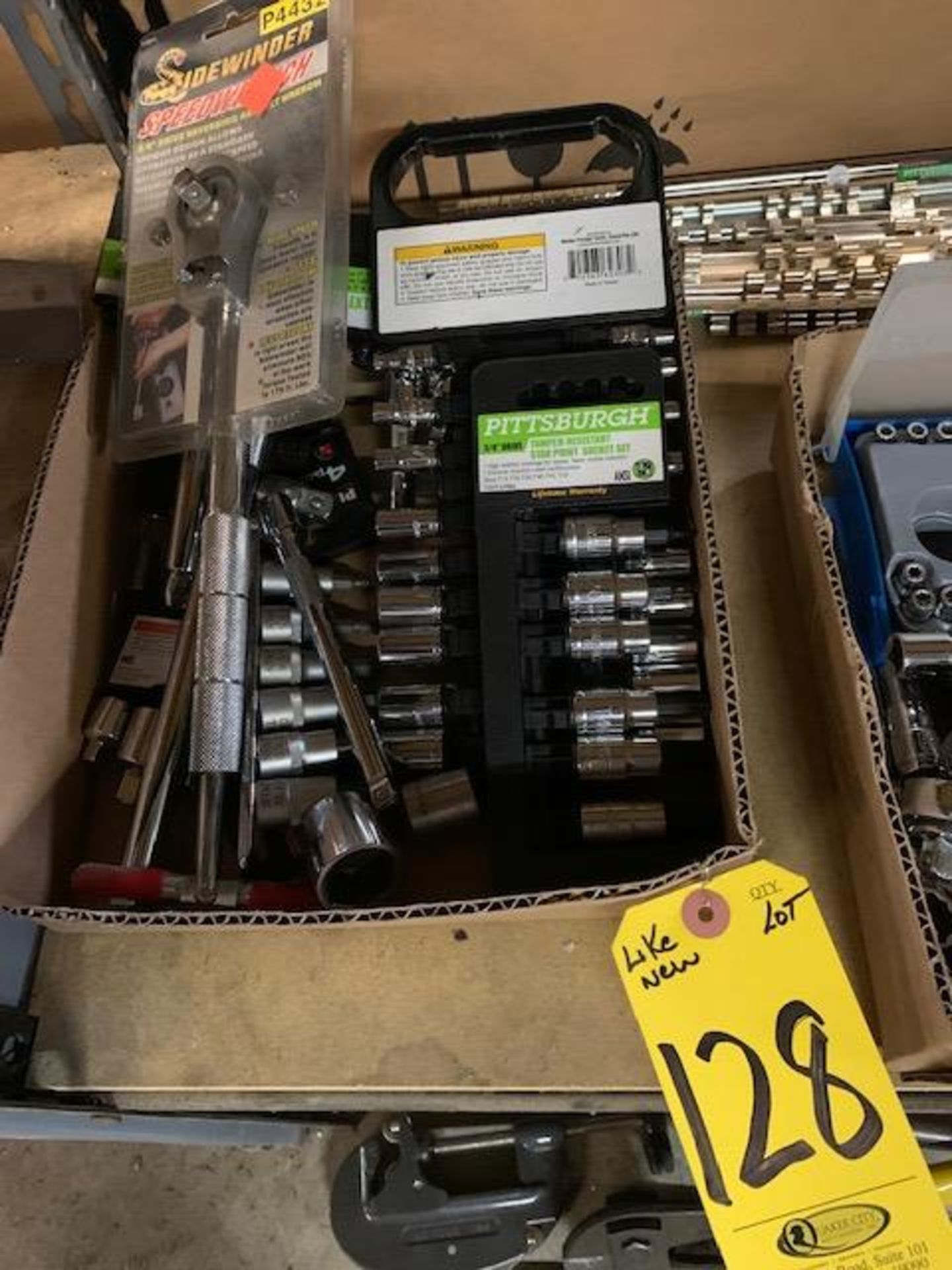 ASSORTED SOCKETS AND WRENCHES