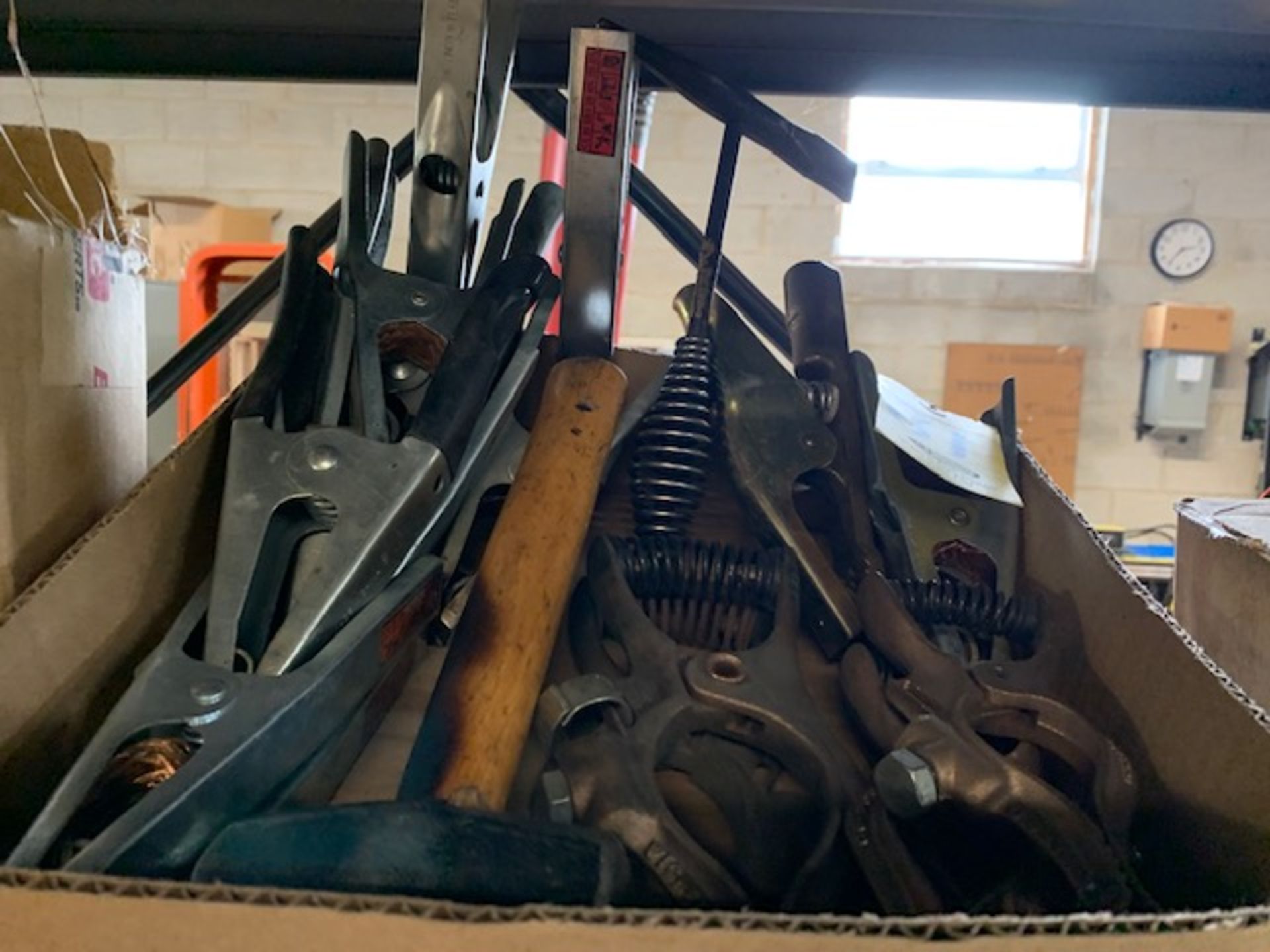 ASSORTED GROUNDING CLAMPS, CHIP HAMMER AND MINI-SLEDGE - Image 2 of 2