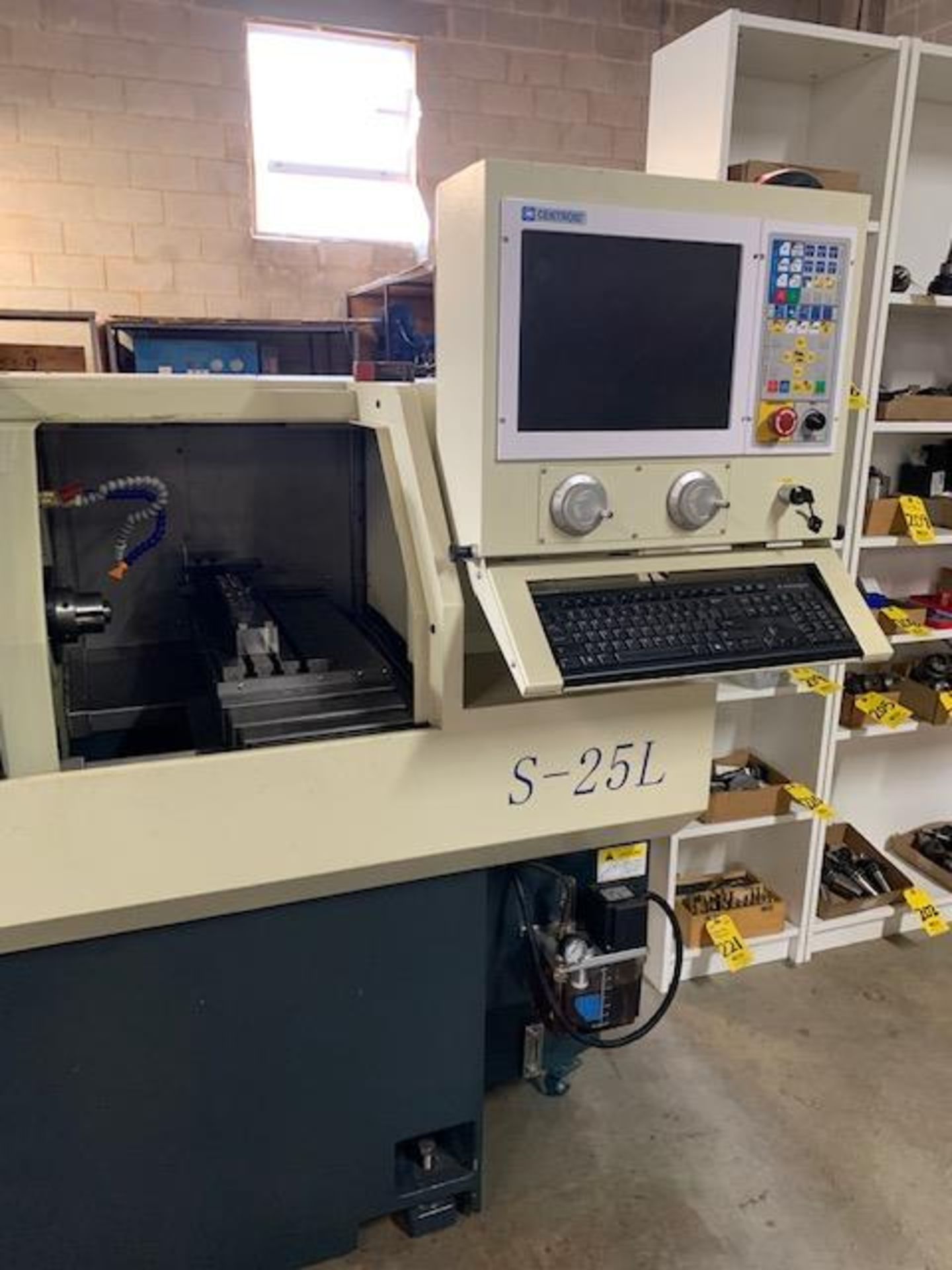 2018 REMEDY S-25L GANG STYLE CNC LATHE S/N 100161, CENTROID T400W CONTROL, 6,000 RPM SPDL... - Image 3 of 8