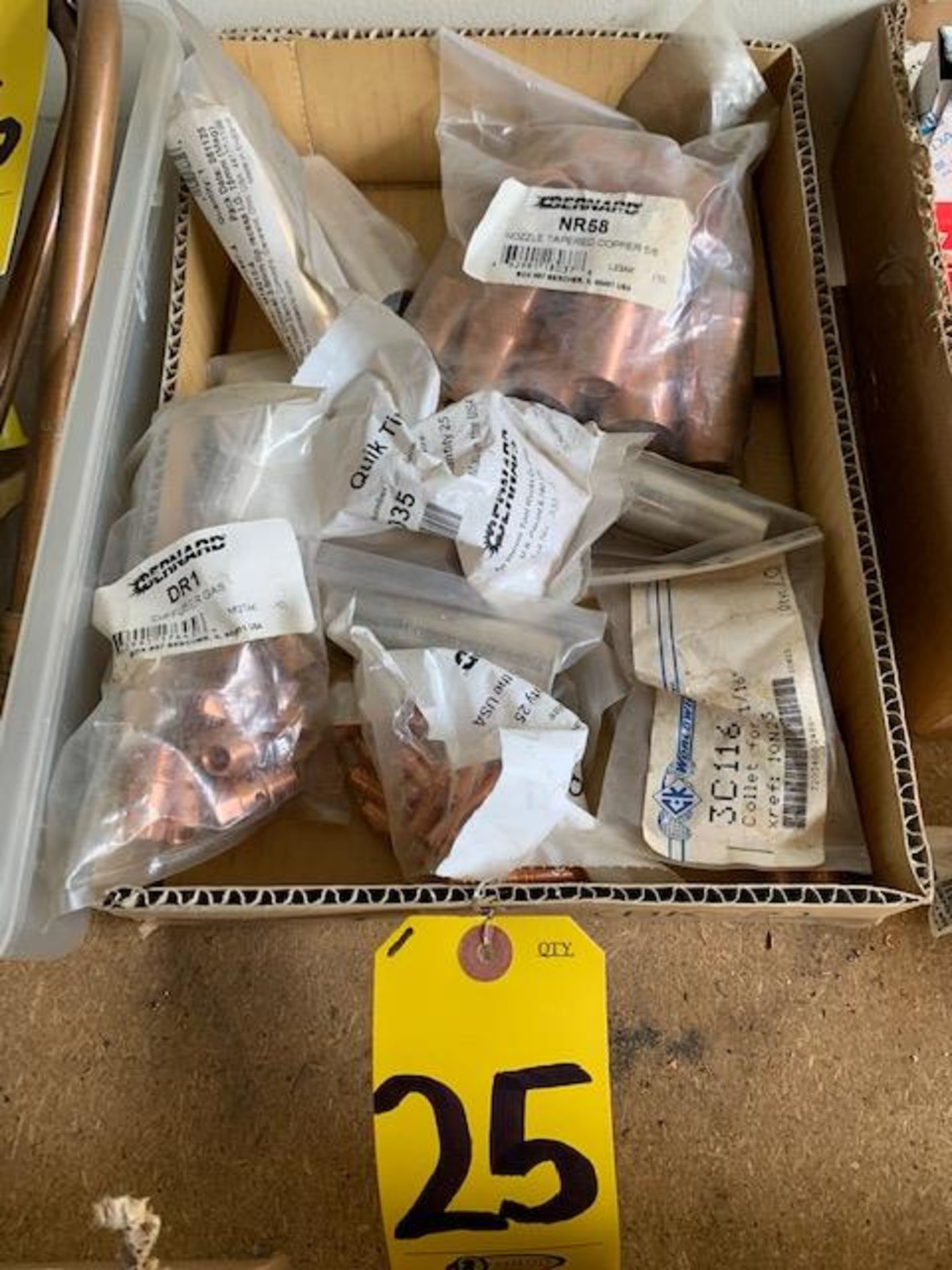 BERNARD COPPER NOZZLES, QUICK-TIPS, DEFUSER GAS FITTINGS AND ASSORTED TIPS
