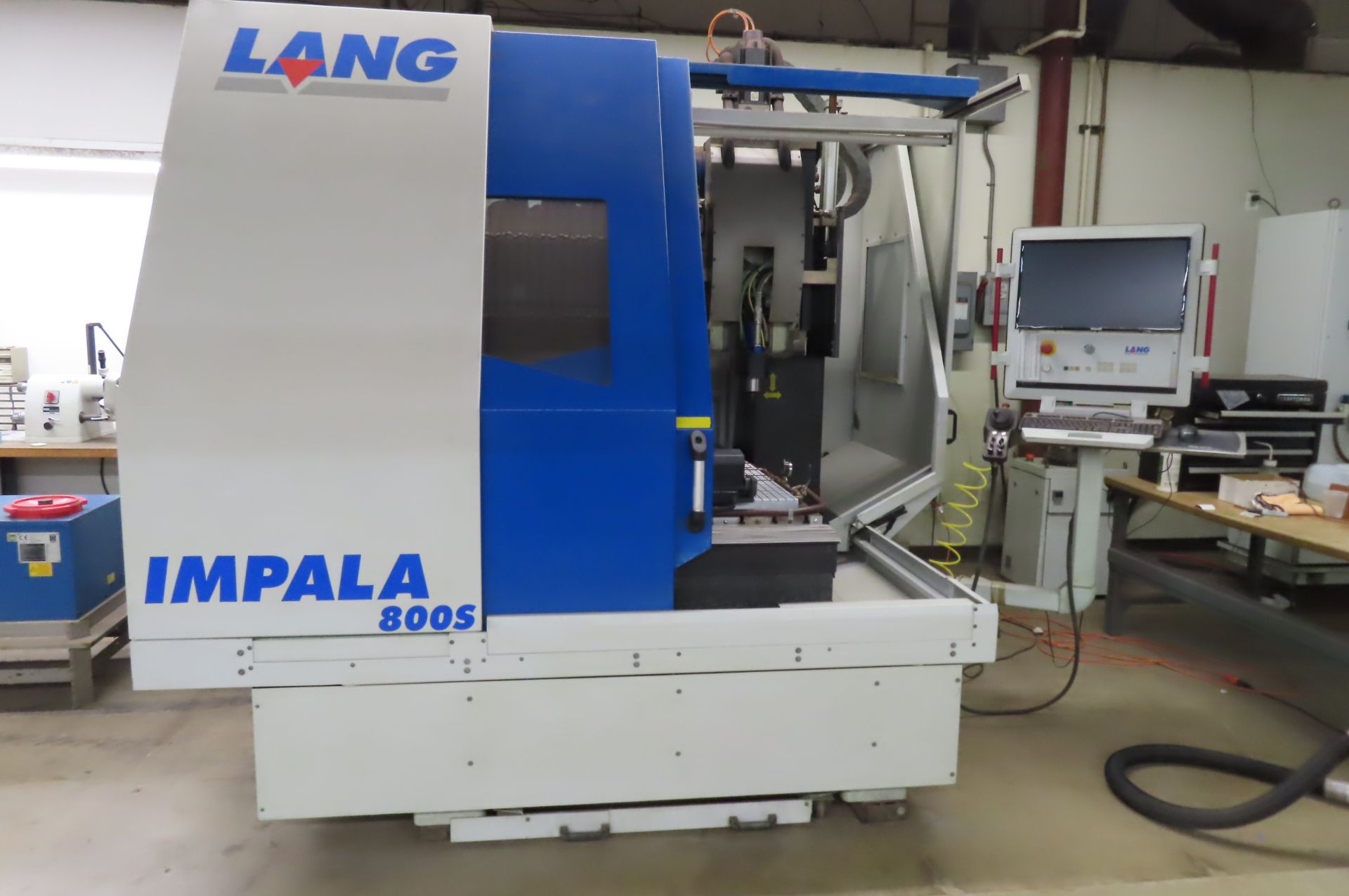 2007 LANG IMPALA 800S ENGRAVING AND MILLING MACHINE, S/N 0707-H670-09, GRANITE PORTAL DESIGN, 3-D... - Image 12 of 15