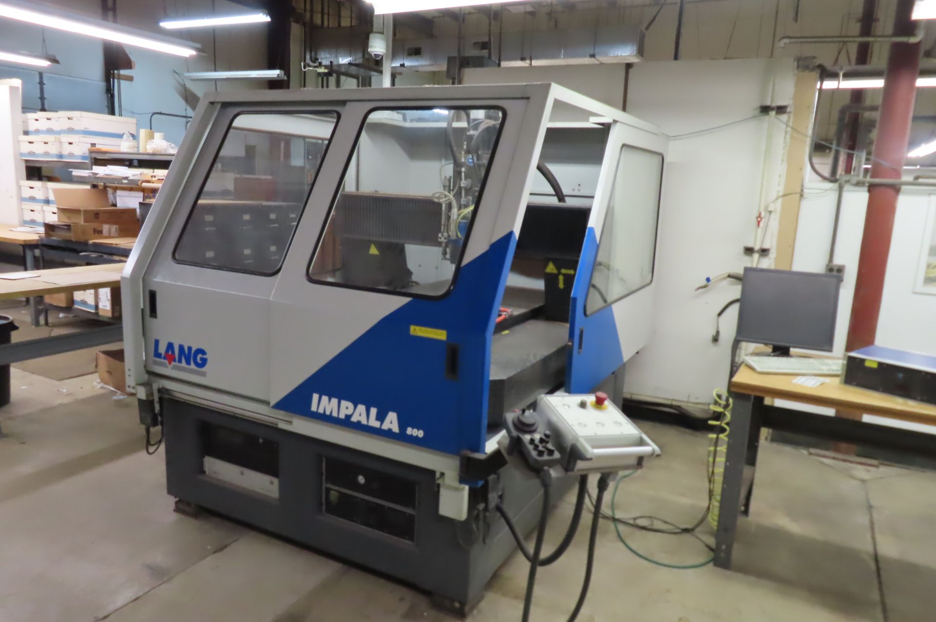 2007 LANG IMPALA 800 CNC ENGRAVING AND MILLING MACHINE, S/N 0709-H530-58, 3 AXIS, X-31 IN... - Image 11 of 16