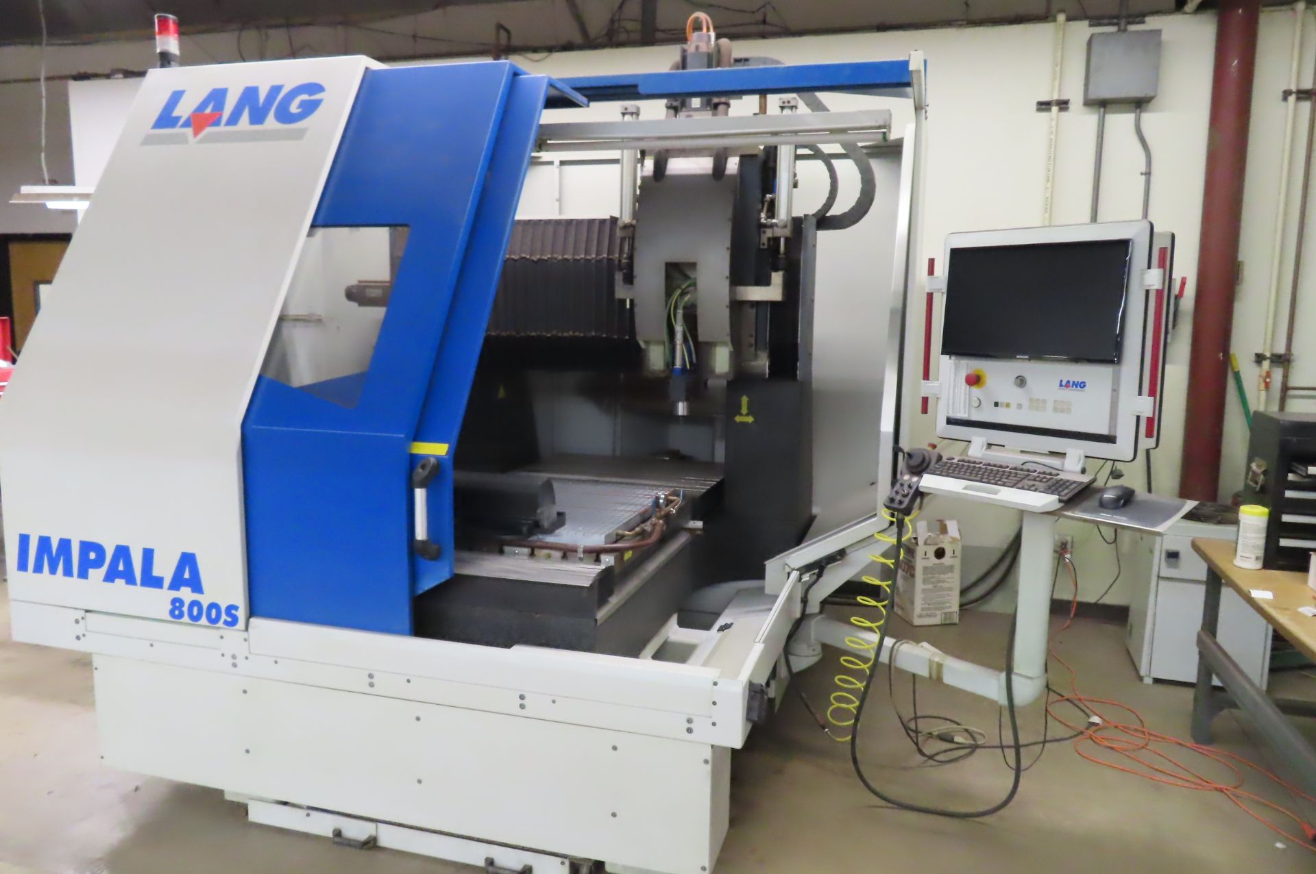 2007 LANG IMPALA 800S ENGRAVING AND MILLING MACHINE, S/N 0707-H670-09, GRANITE PORTAL DESIGN, 3-D...