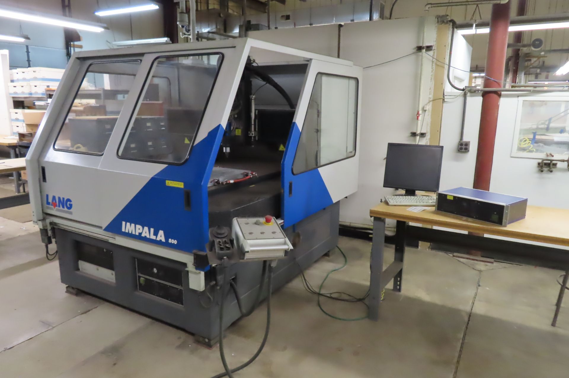 2007 LANG IMPALA 800 CNC ENGRAVING AND MILLING MACHINE, S/N 0709-H530-58, 3 AXIS, X-31 IN... - Image 7 of 16