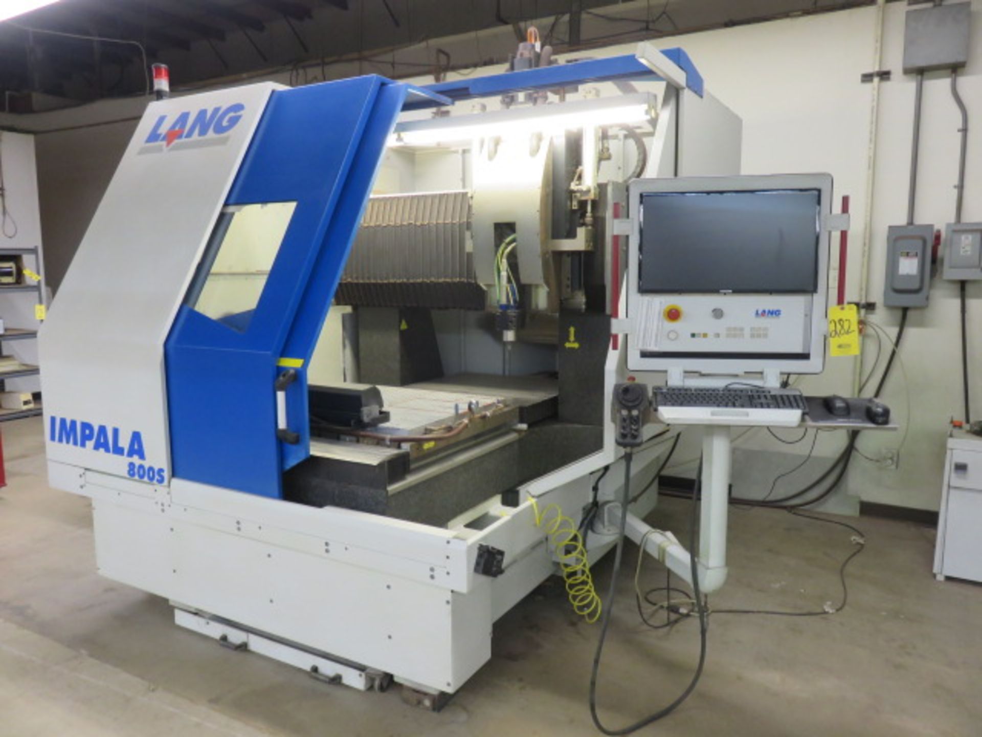 2007 LANG IMPALA 800S ENGRAVING AND MILLING MACHINE, S/N 0707-H670-09, GRANITE PORTAL DESIGN, 3-D... - Image 15 of 15