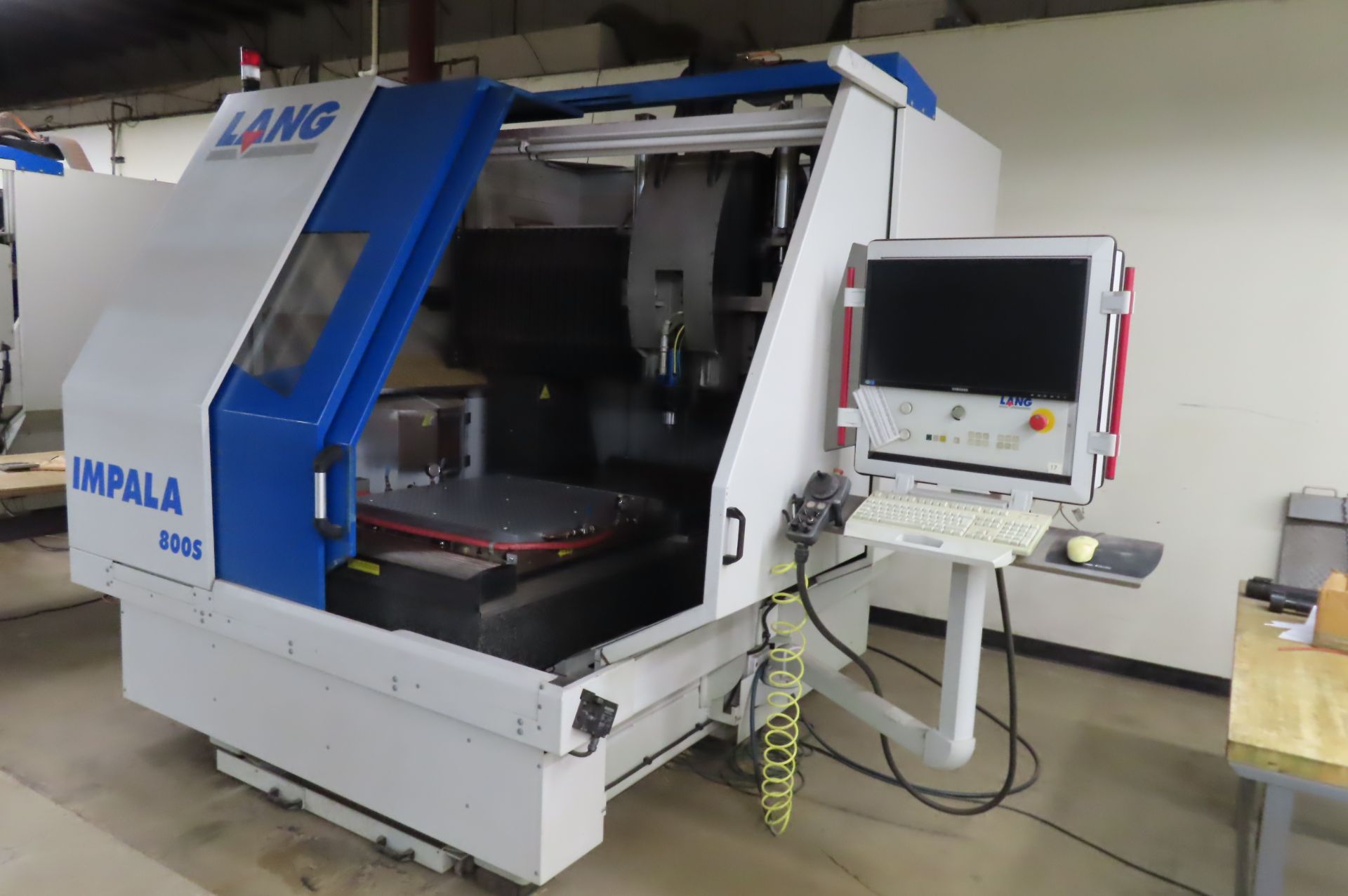 2009 LANG IMPALA 800S CNC ENGRAVING  AND MILLING MACHINE, S/N 0901-H670-12, GRANITE PORTAL DESIGN... - Image 4 of 12