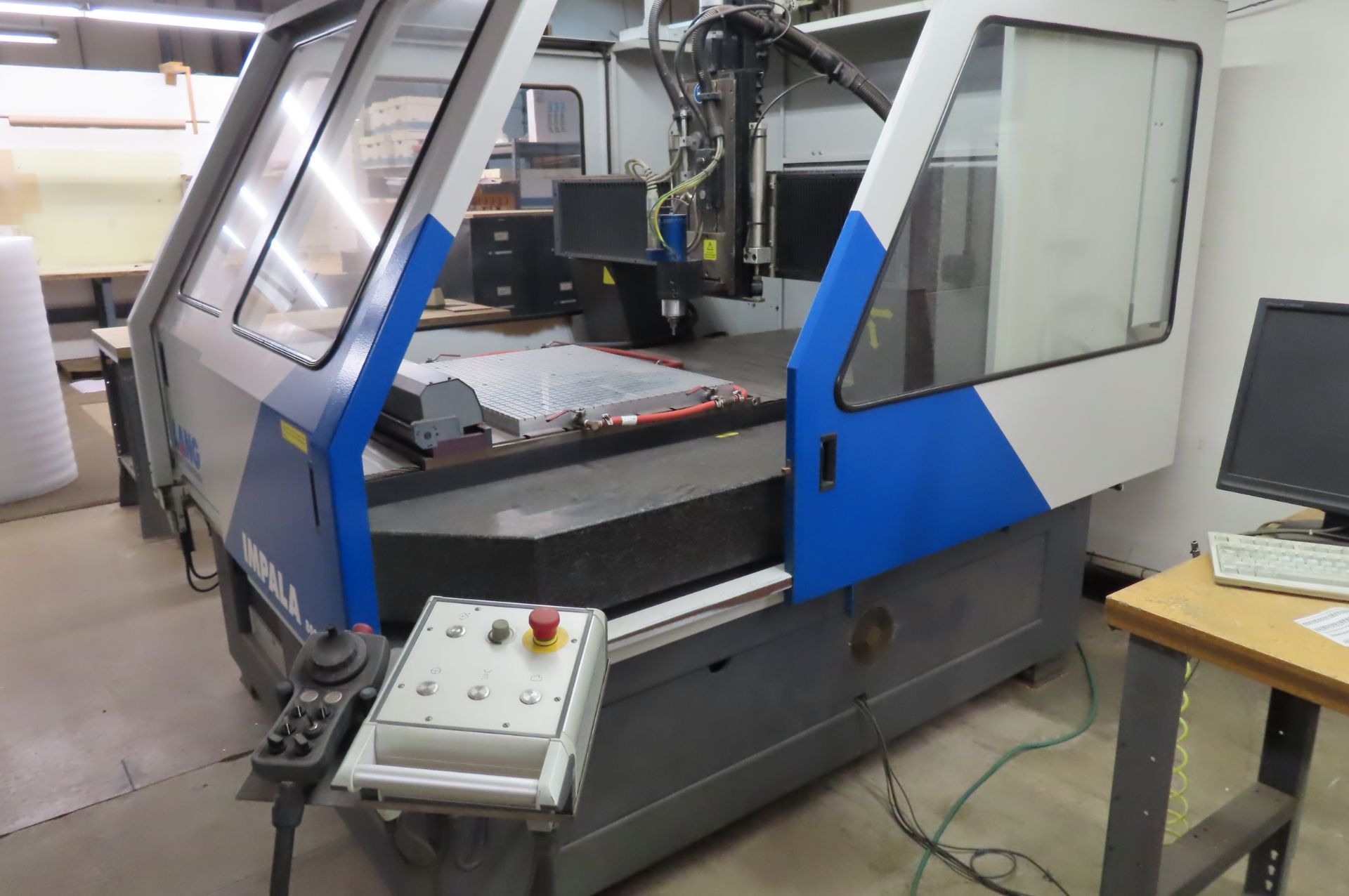 2007 LANG IMPALA 800 CNC ENGRAVING AND MILLING MACHINE, S/N 0709-H530-58, 3 AXIS, X-31 IN... - Image 12 of 16