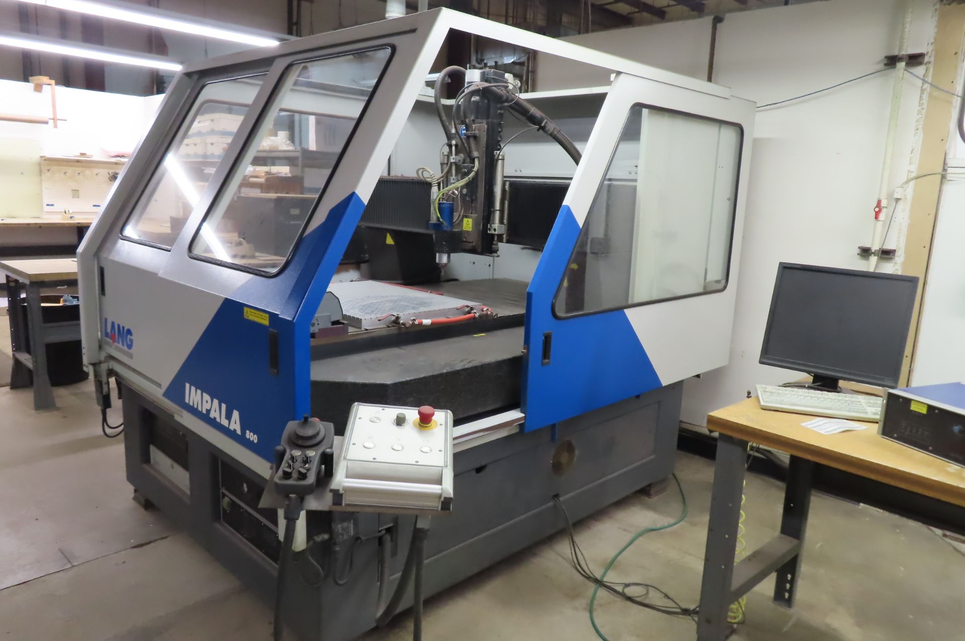2007 LANG IMPALA 800 CNC ENGRAVING AND MILLING MACHINE, S/N 0709-H530-58, 3 AXIS, X-31 IN... - Image 10 of 16