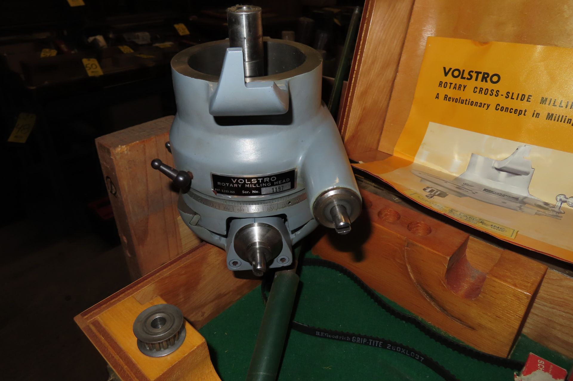 VOLSTRO ROTARY CROSS-SLIDE MILLING HEAD (LIKE NEW) - Image 3 of 4