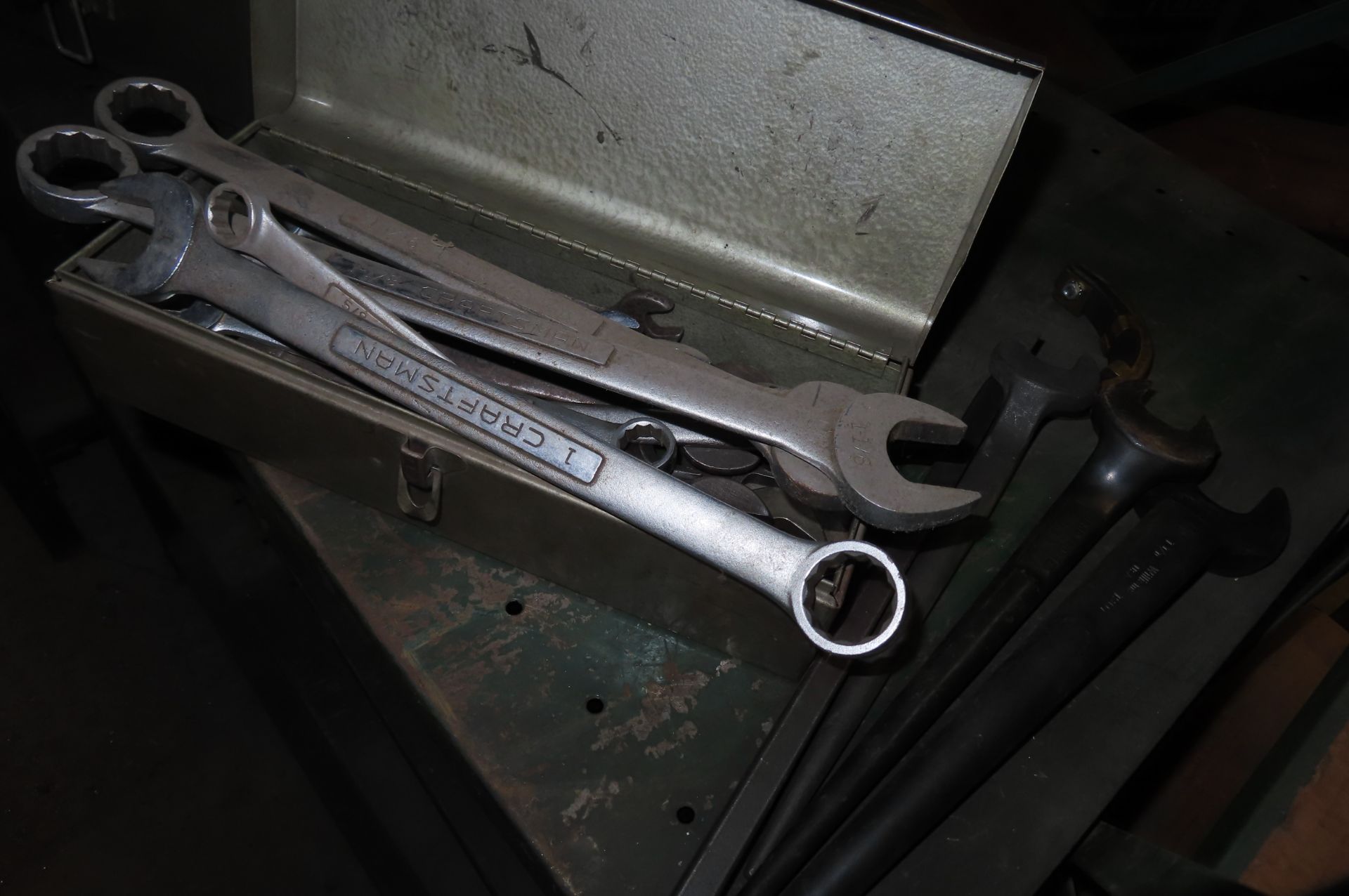 ASSORTED OPEN AND BOX END WRENCHES, SOCKETS, OPEN END OFFSET WRENCHES - Image 3 of 4