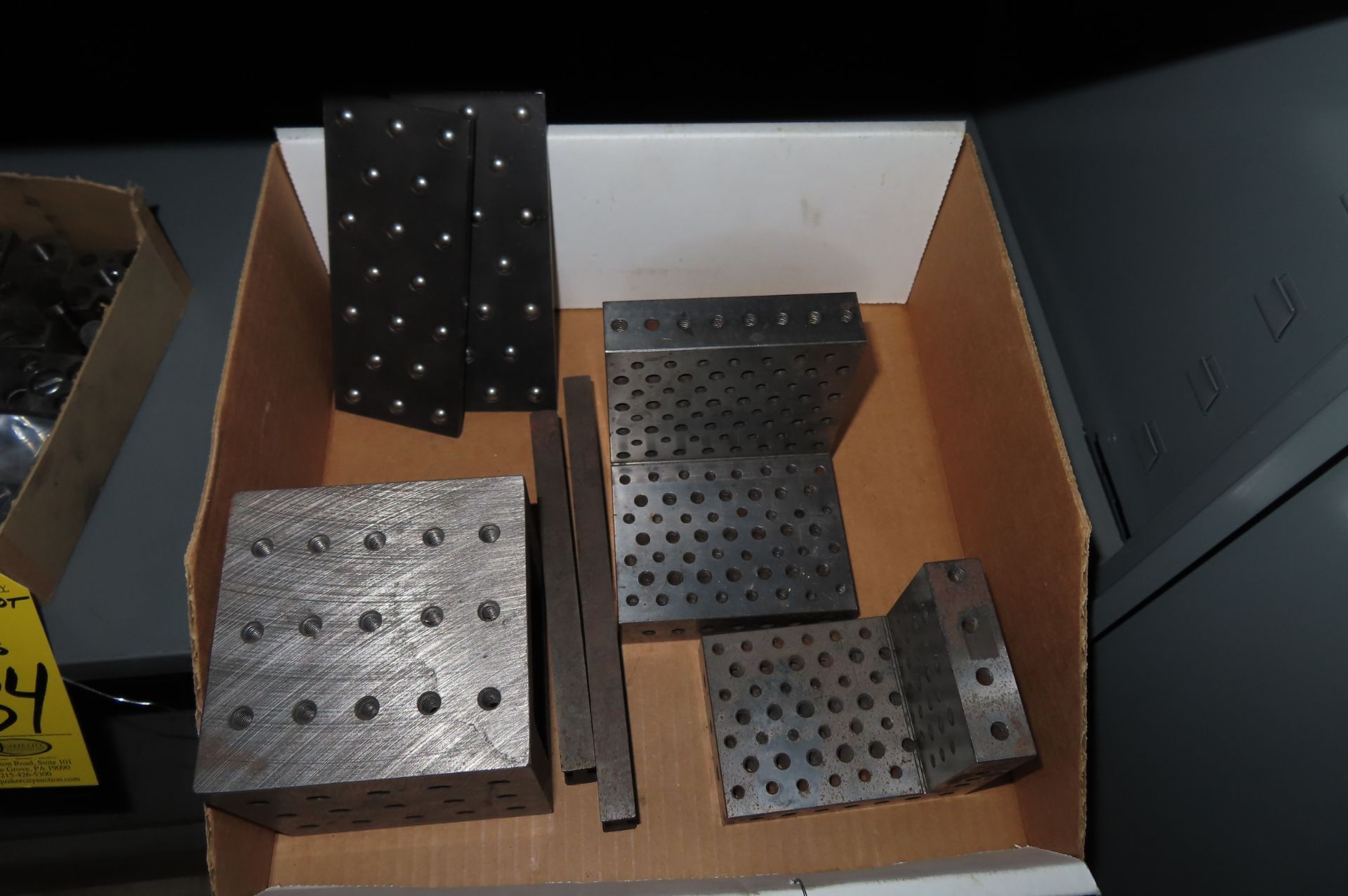 MILLED ANGLE PLATES, BLOCK, ROLLER PLATES AND (2) SMALL STRAIGHT EDGES - Image 2 of 2