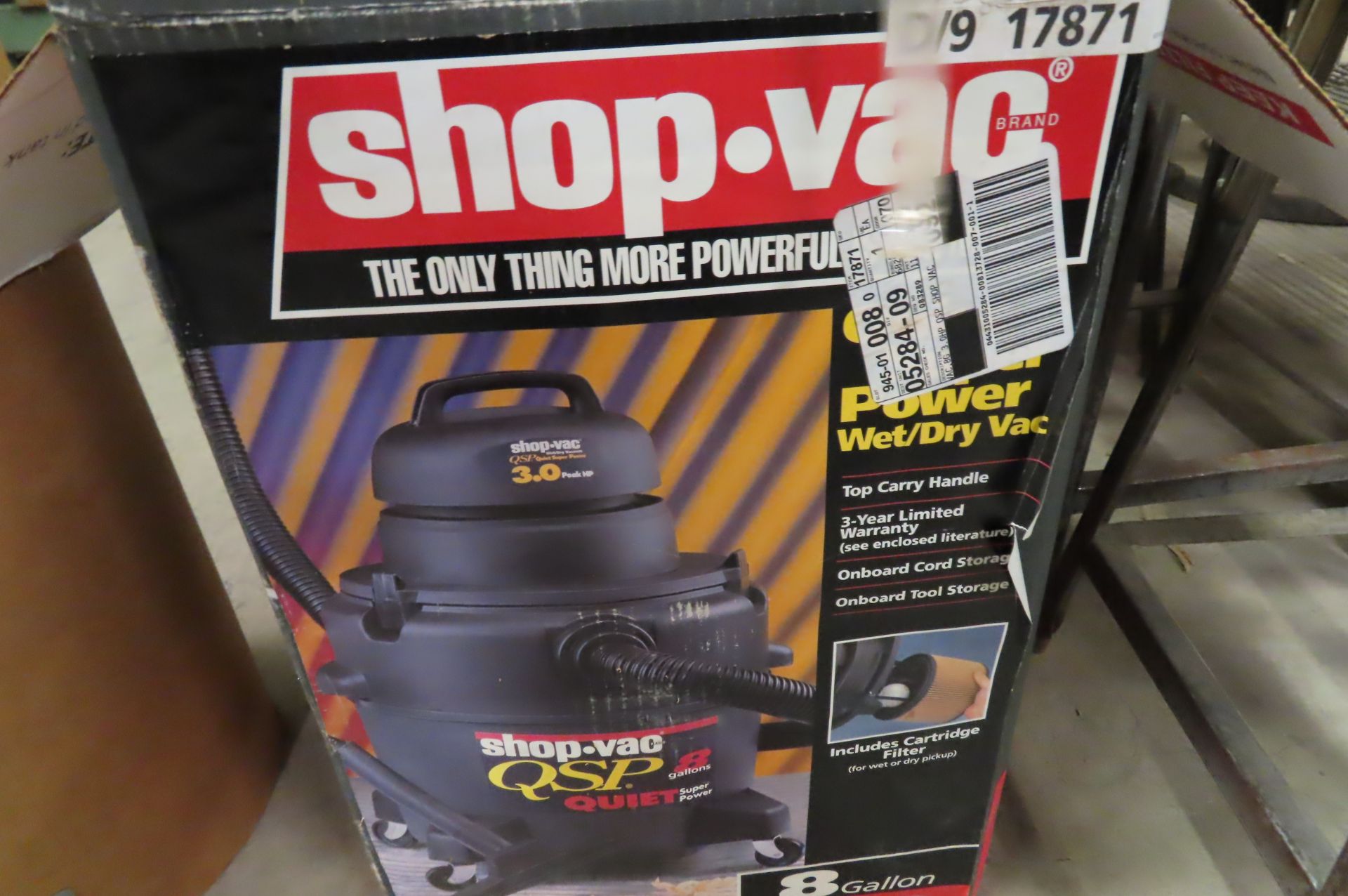 NEW SHOP VAC 8-GAL. 3.0 HP - Image 2 of 2