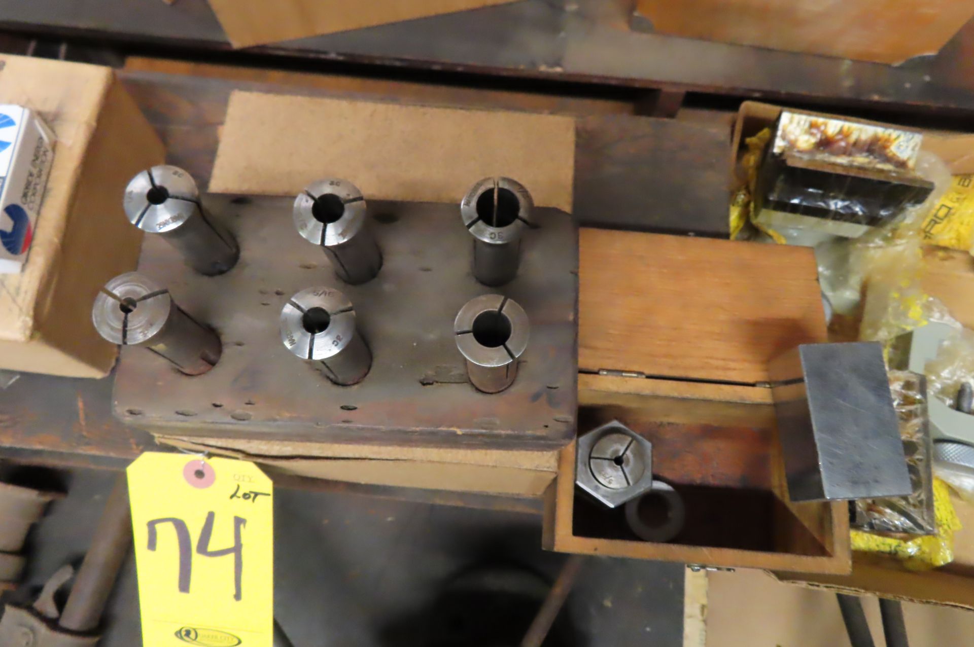 (7) 3-C COLLETS AND (2) COLLET HOLDERS - Image 2 of 2