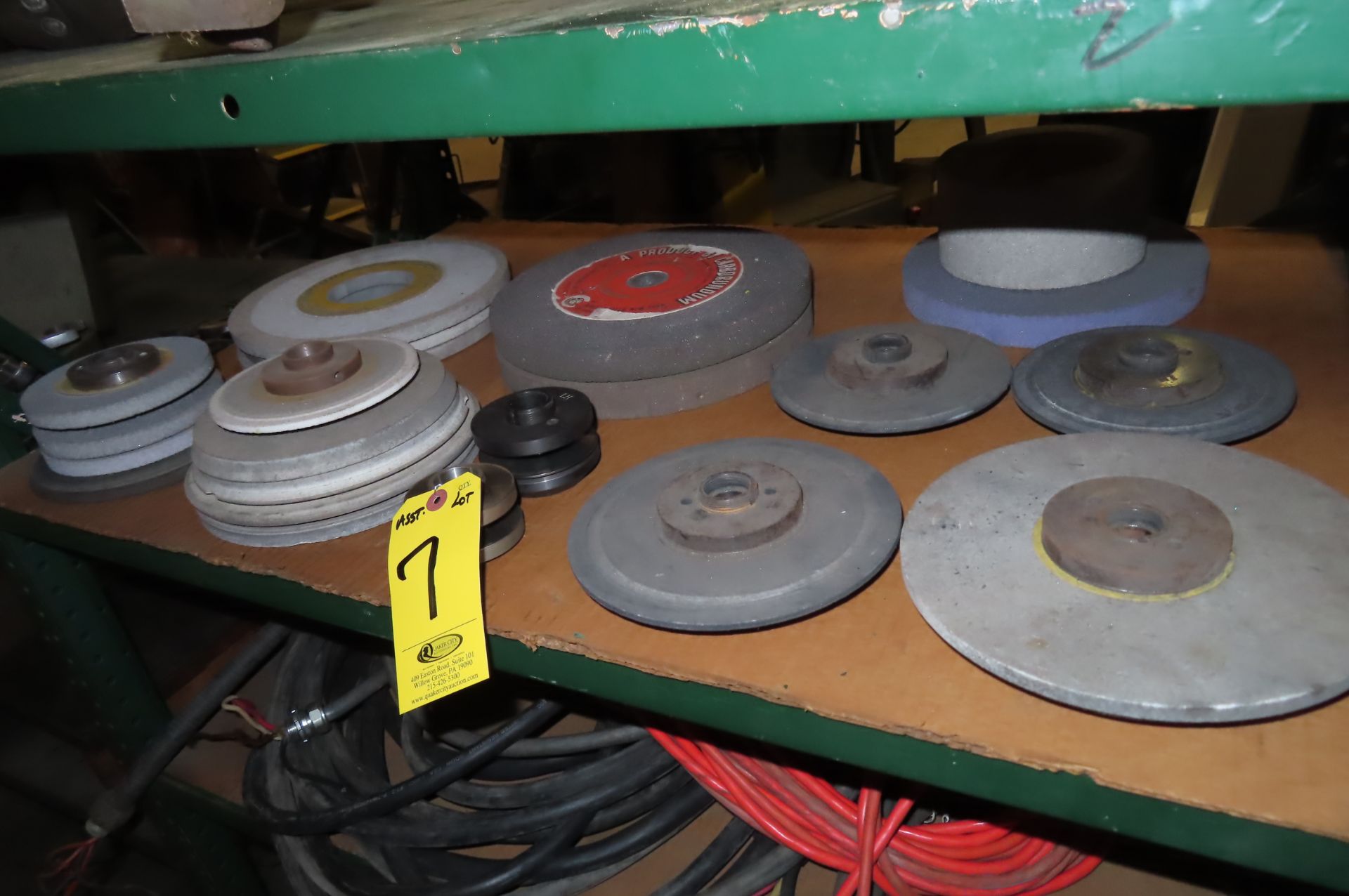 ASSORTED GRINDING WHEELS (SOME WITH HUBS) - Image 2 of 2