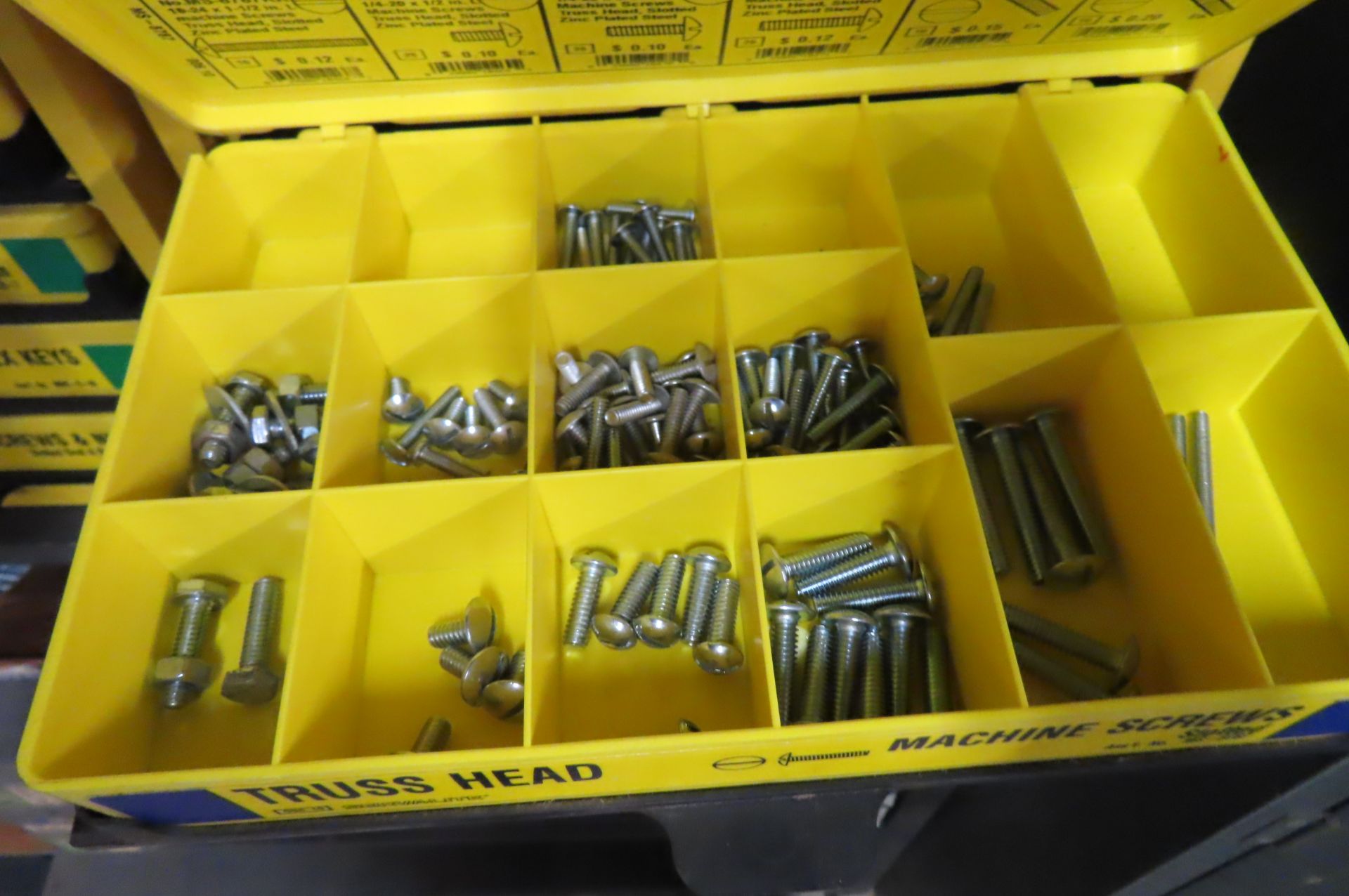 (3) SERVALITE STAINLESS STEEL AND ZINC SCREW DRAWER SETS WITH SCREWS - Image 13 of 16