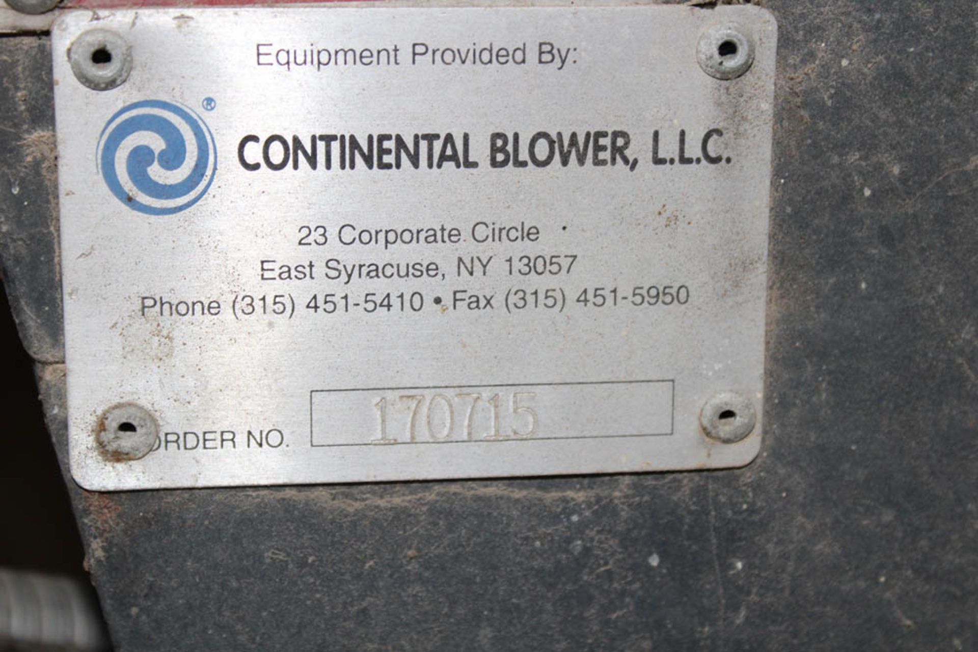 Continental Industries Industrial Blower/Areator Blower Package Skid System - Image 6 of 7