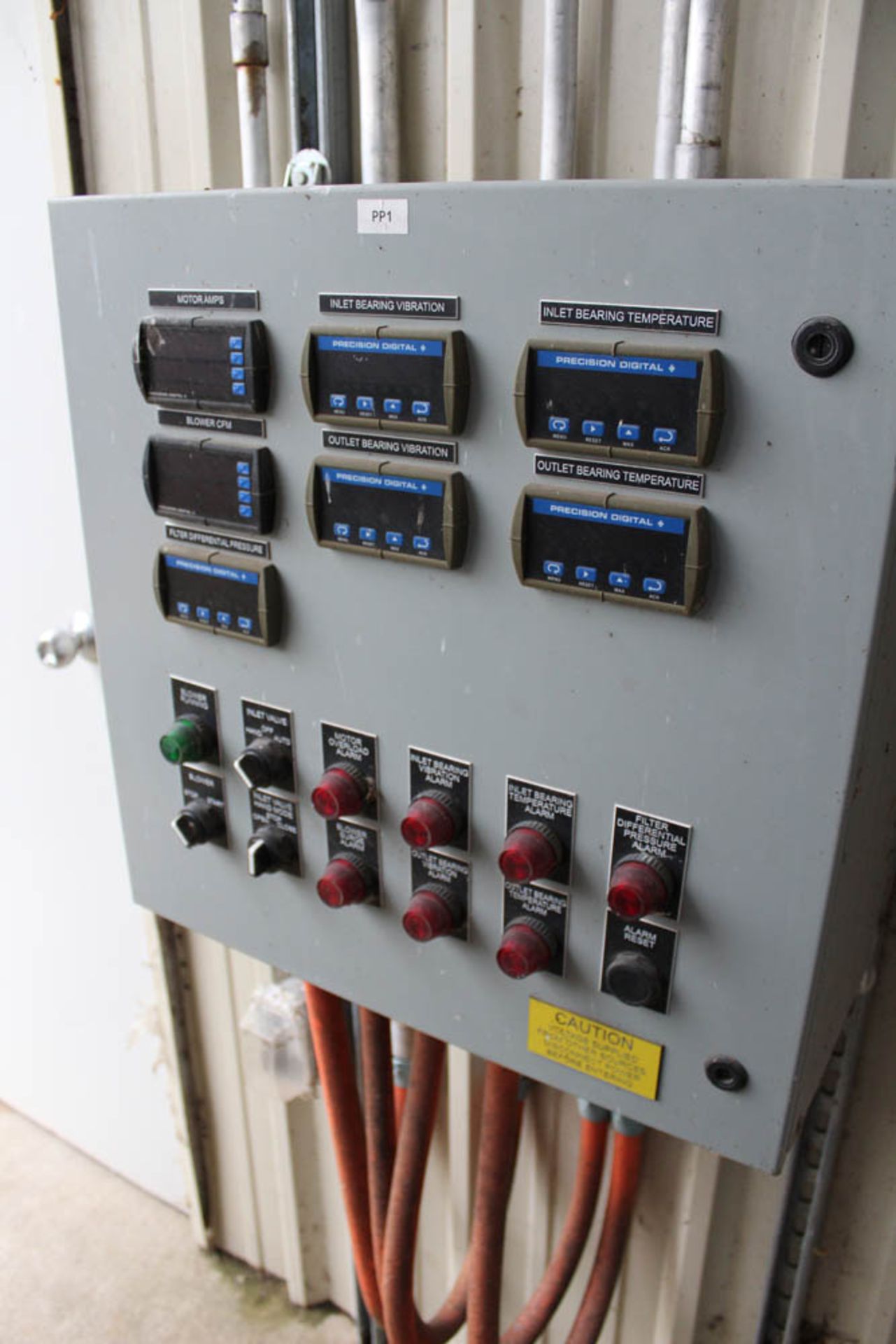 Lot of 4 Mild Steel Painted Control Cabinets with Precision Digital Controllers - Image 3 of 4