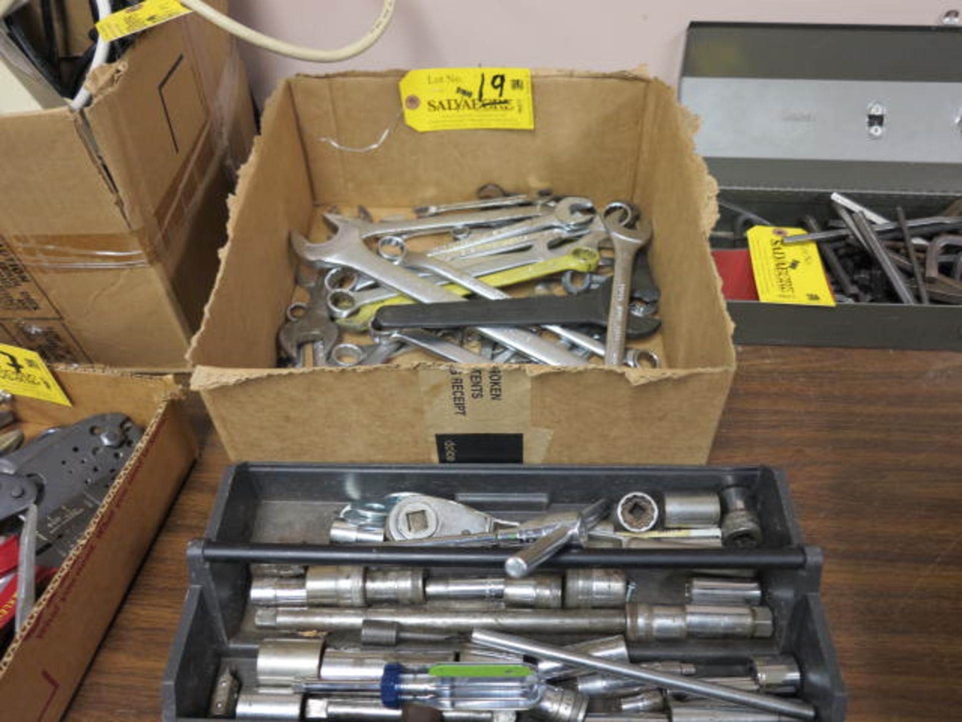 Lot Open End, Box, Socket Set Wrenches