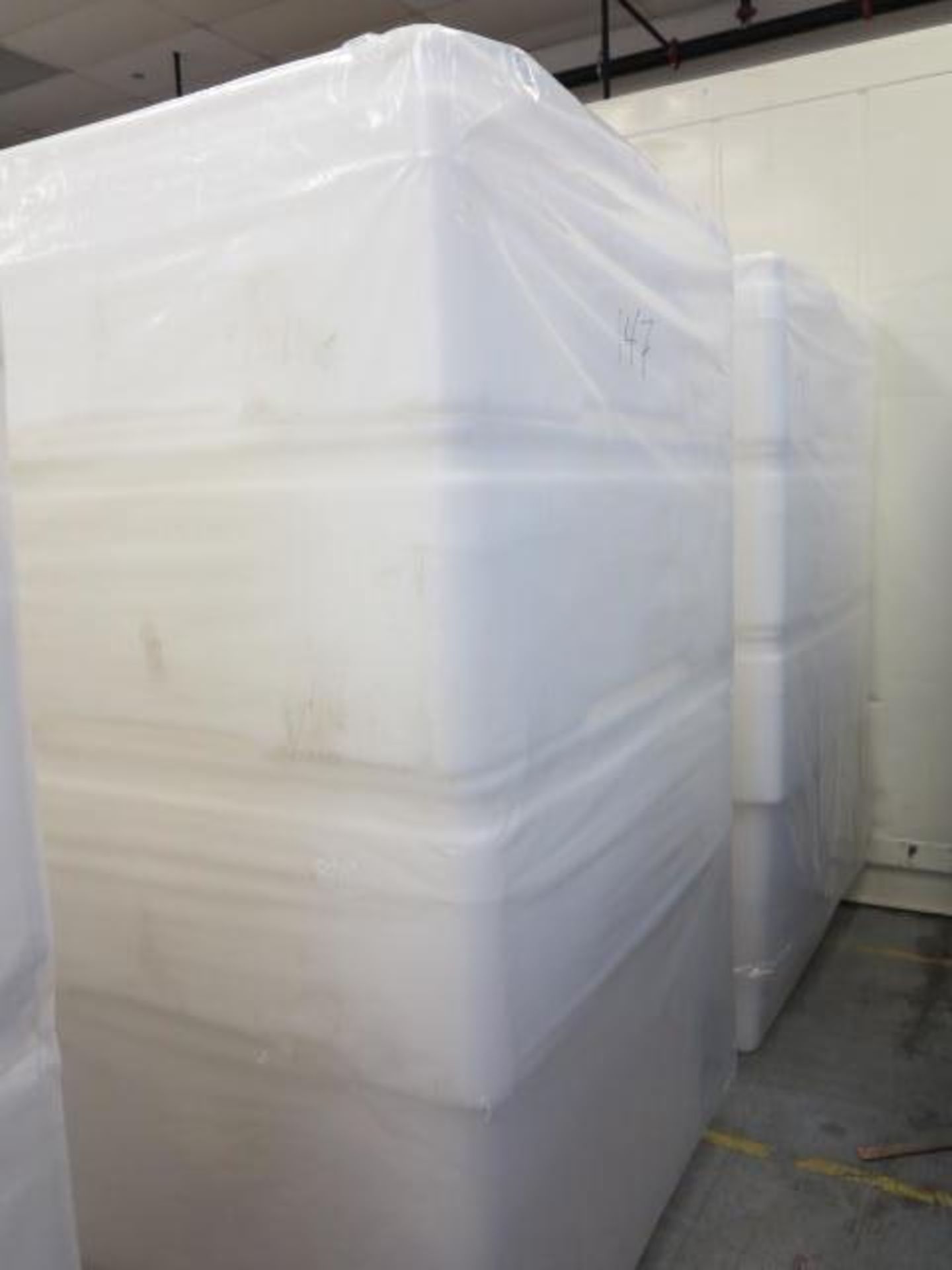 Lot (3) 40'' x 36'' x 36'' Plastic Containers