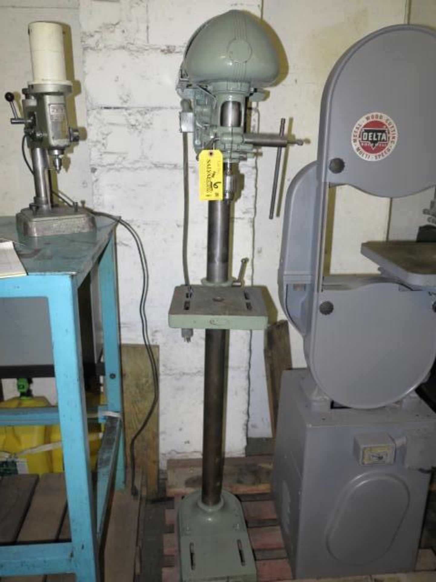 Delta 14'' Floor Model Drill Press, 115V, Multispeed, 1/2 Cap