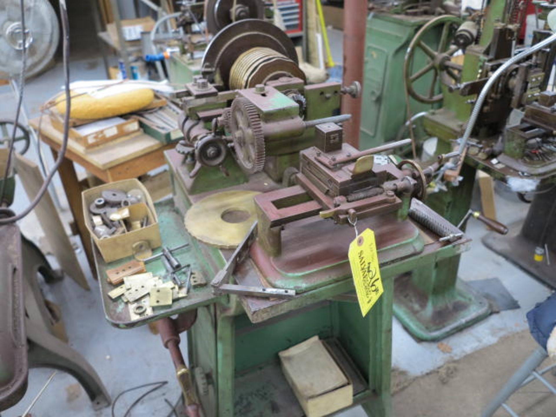 Charles Field Rose Engine Turning Machine; Location 44 Washington St Plainville MA