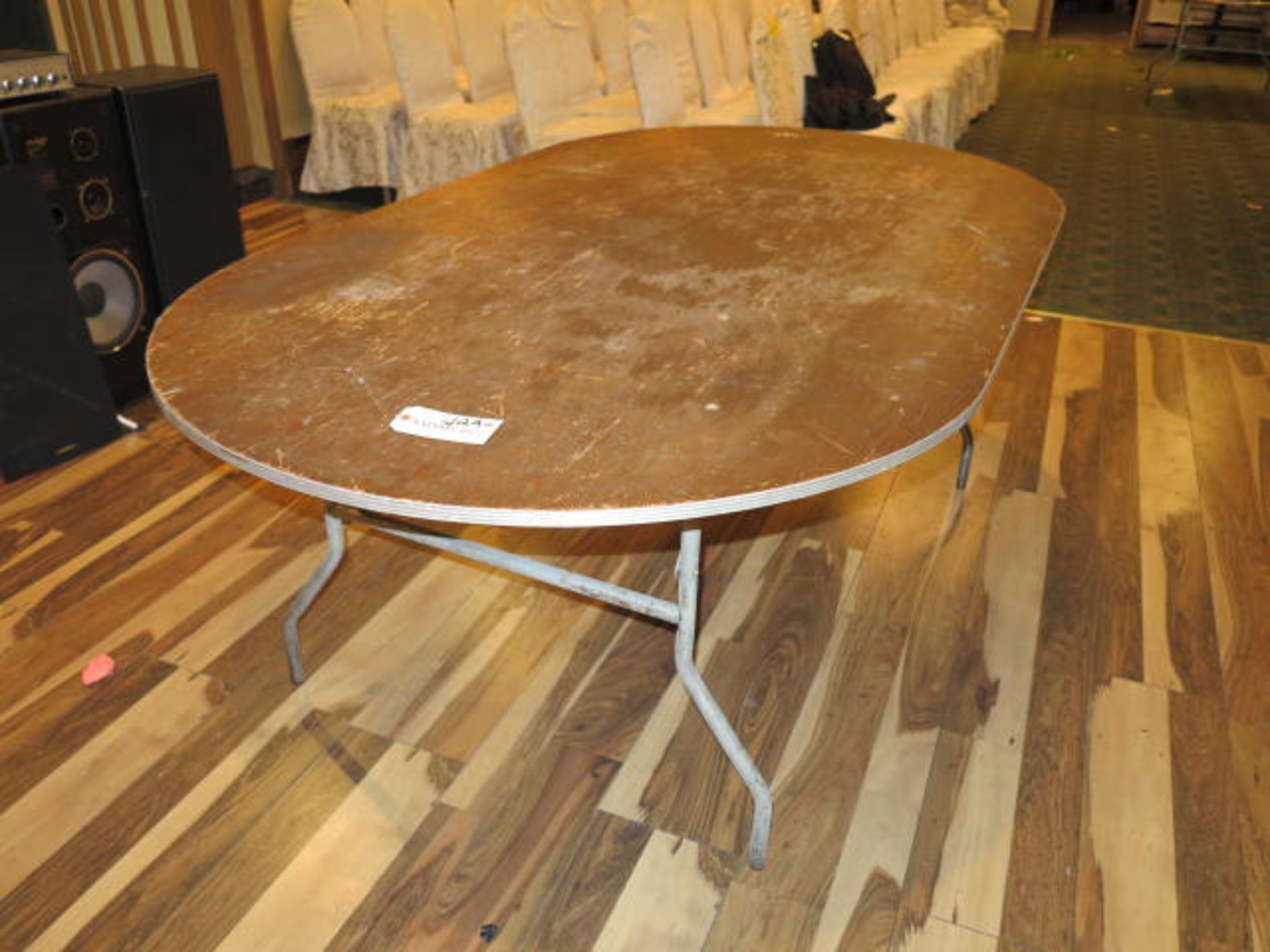 4' x 7' Oval Folding Table