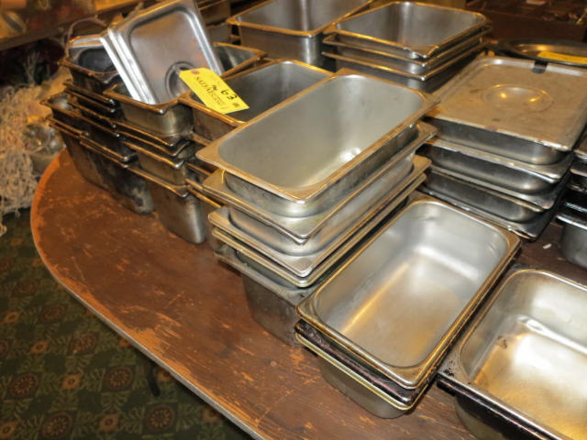 Lot Stainless Containers Various Sizes
