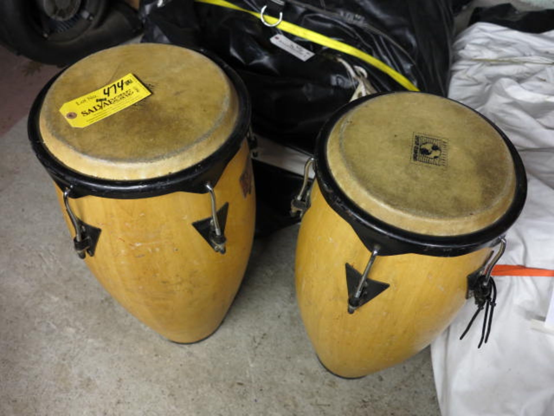 Lot (2) Conga Drums