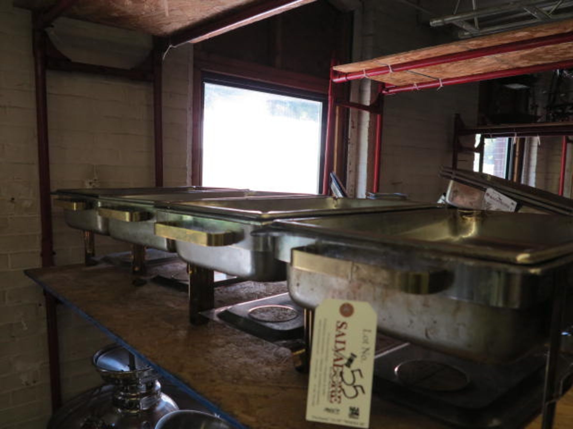 Lot (4) Chafing Dishes