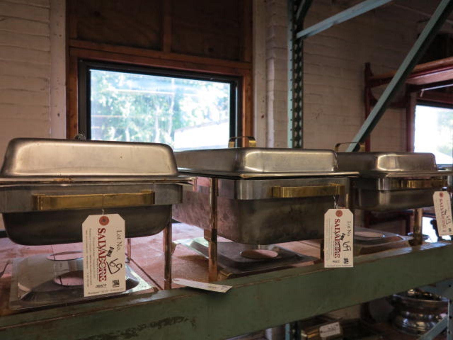 Lot (3) Chafing Dishes