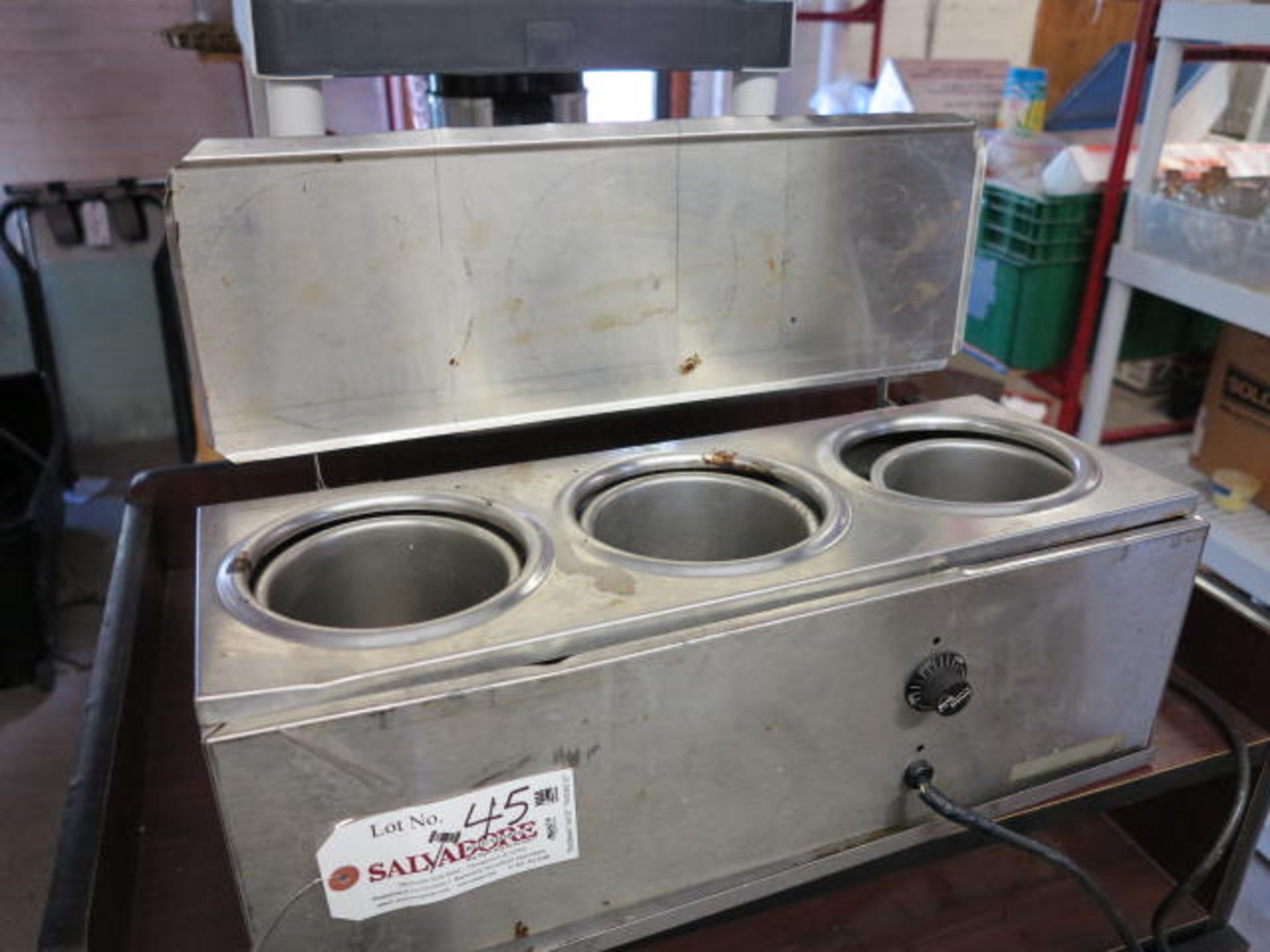 Server Heated 3 Basin Soup Warmer