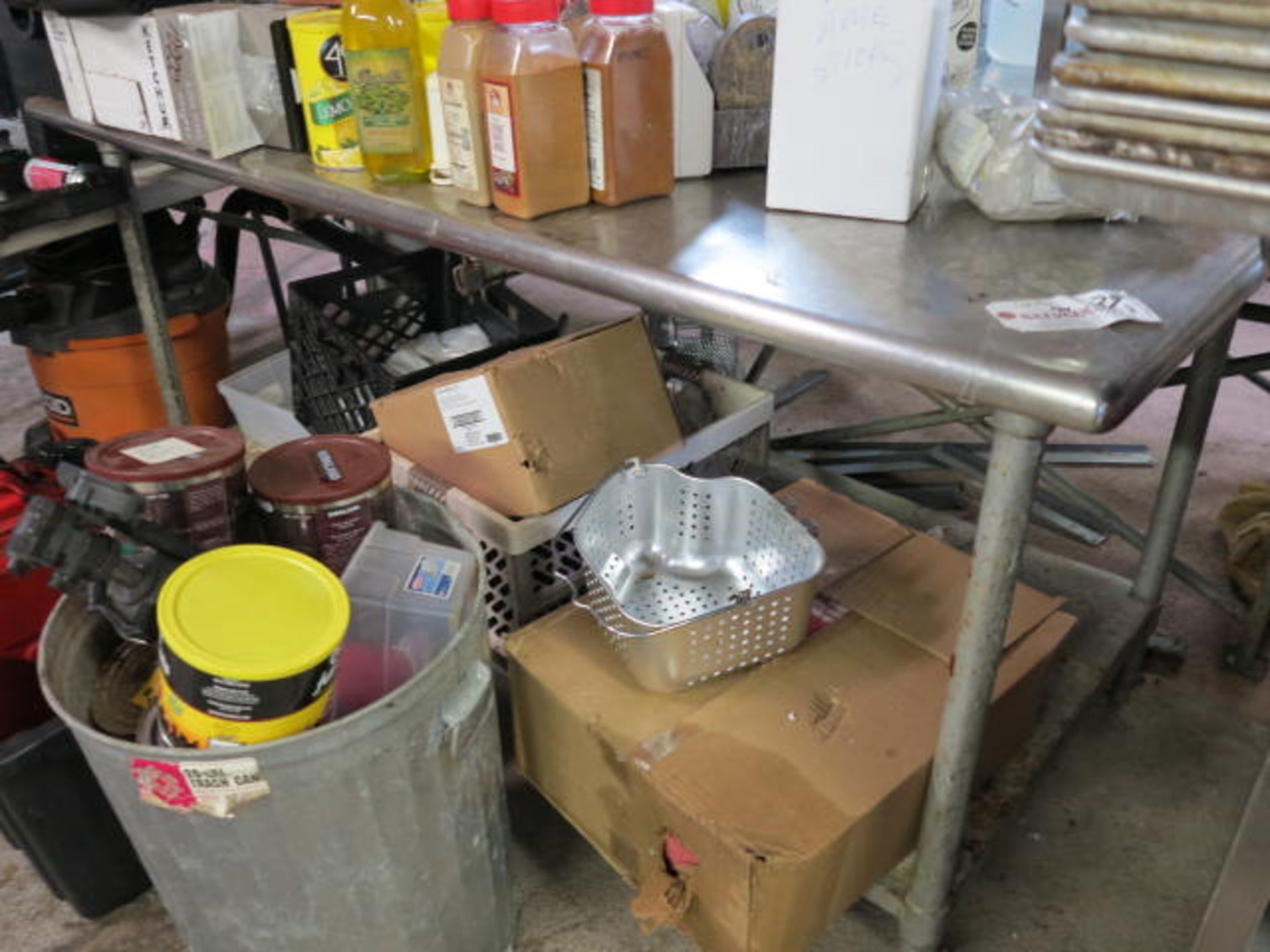 6' x 3' Stainless Steel Prep Table