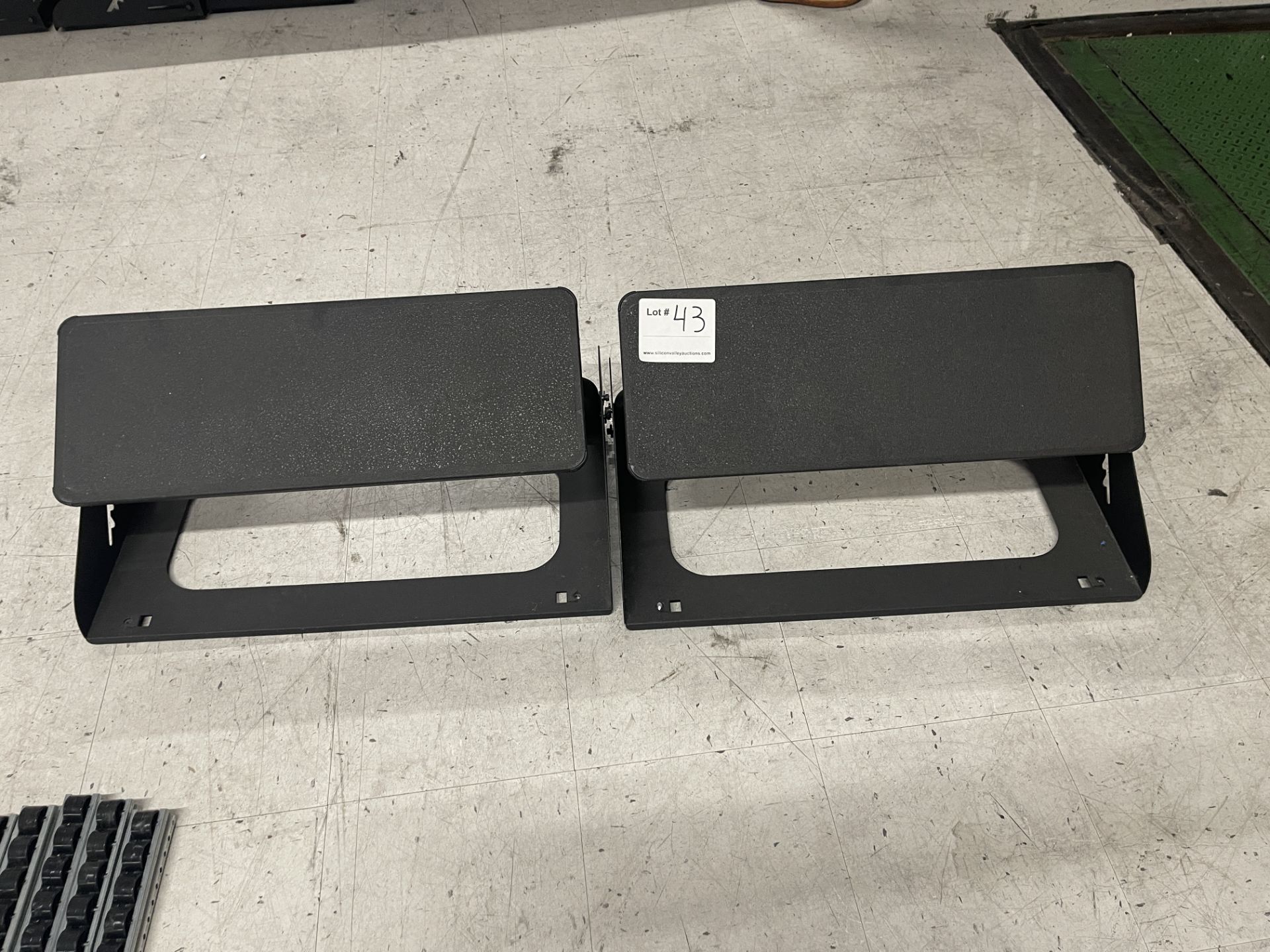 Pair of IAC INDUSTRIES Industrial Footrest, 30 inches